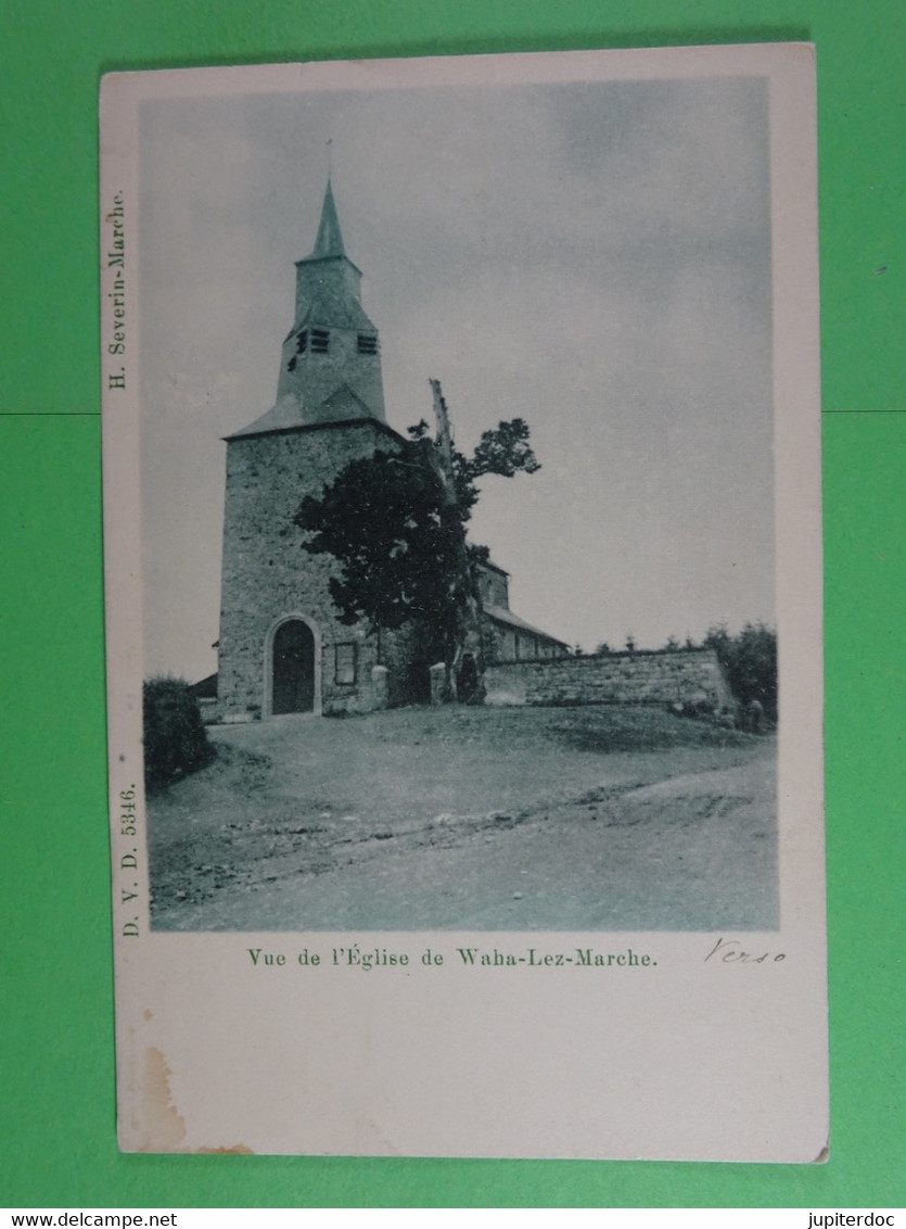 Vue De L'Eglise De Waha-Lez-Marche (D.V.D. 5346) - Marche-en-Famenne