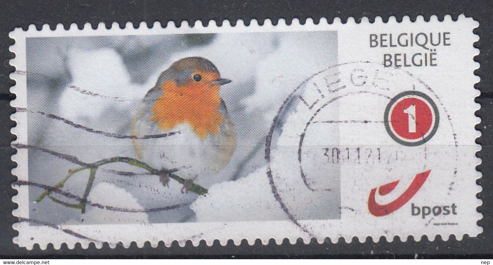 BELGIË - OBP - 2011 - TYPE: Nr 4183  (ROODBORSTJE) - Gest/Obl/Us - Used