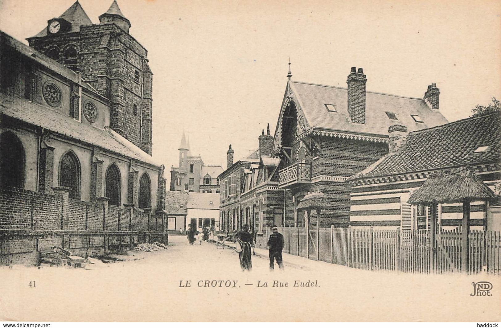 LE CROTOY : LA RUE EUDEL - Le Crotoy