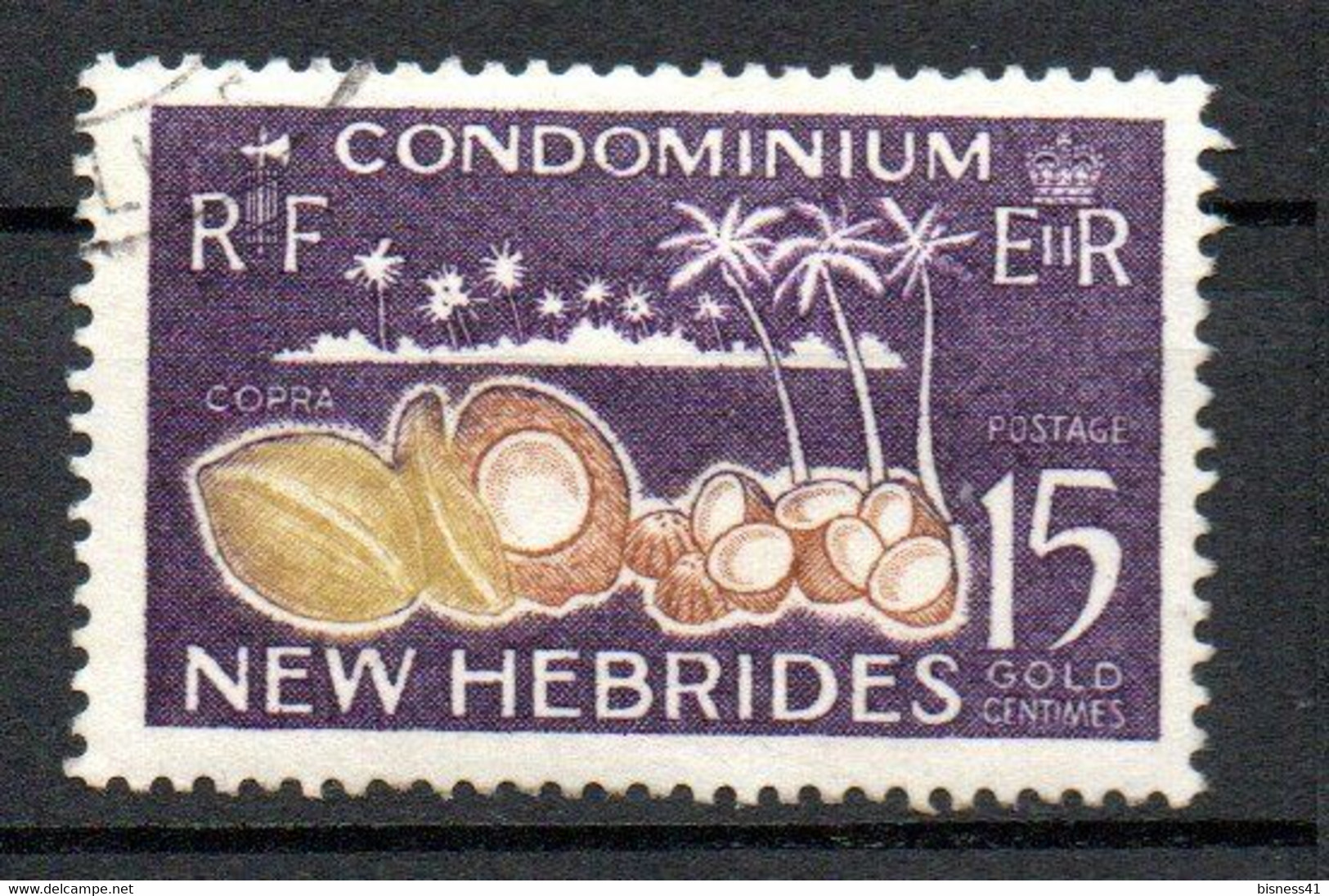 Col24 Colonies Nouvelles Hebrides N° 207 Oblitéré Cote 1,25€ - Usati