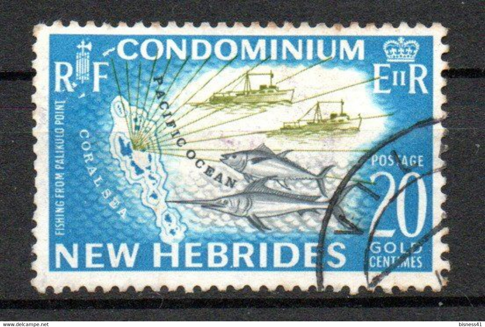 Col24 Colonies Nouvelles Hebrides N° 220 Oblitéré Cote 3,50€ - Used Stamps