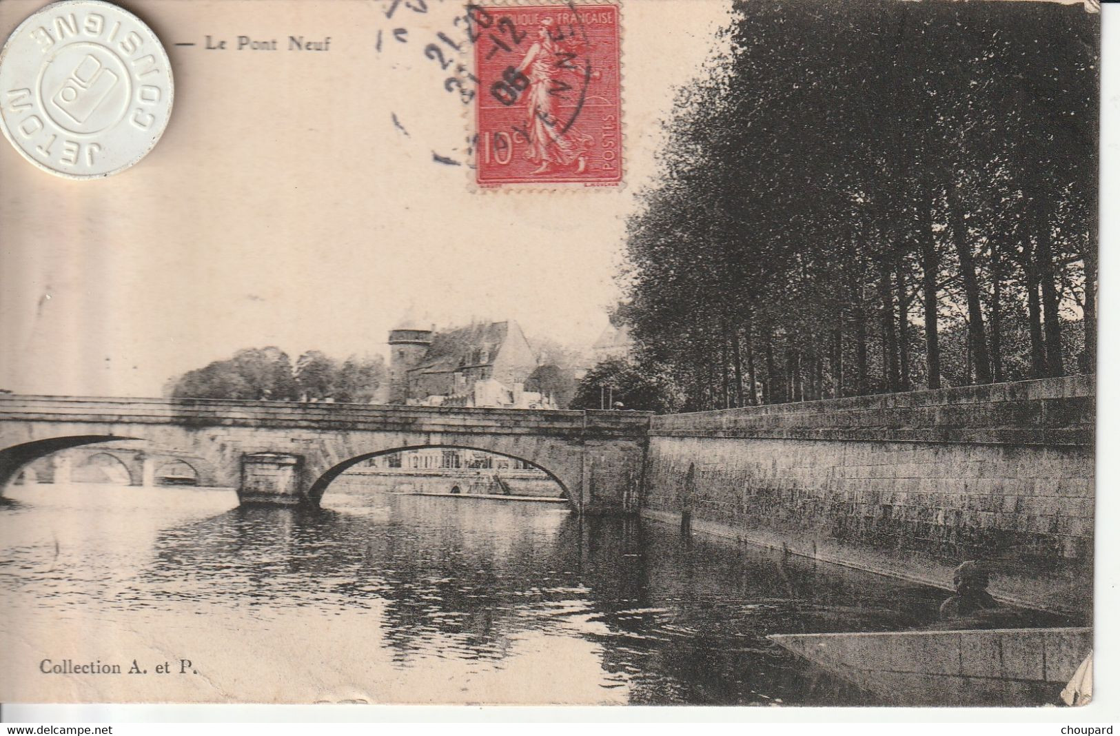 53 -  Carte Postale Ancienne De  LAVAL  Le Pont Neuf - Laval