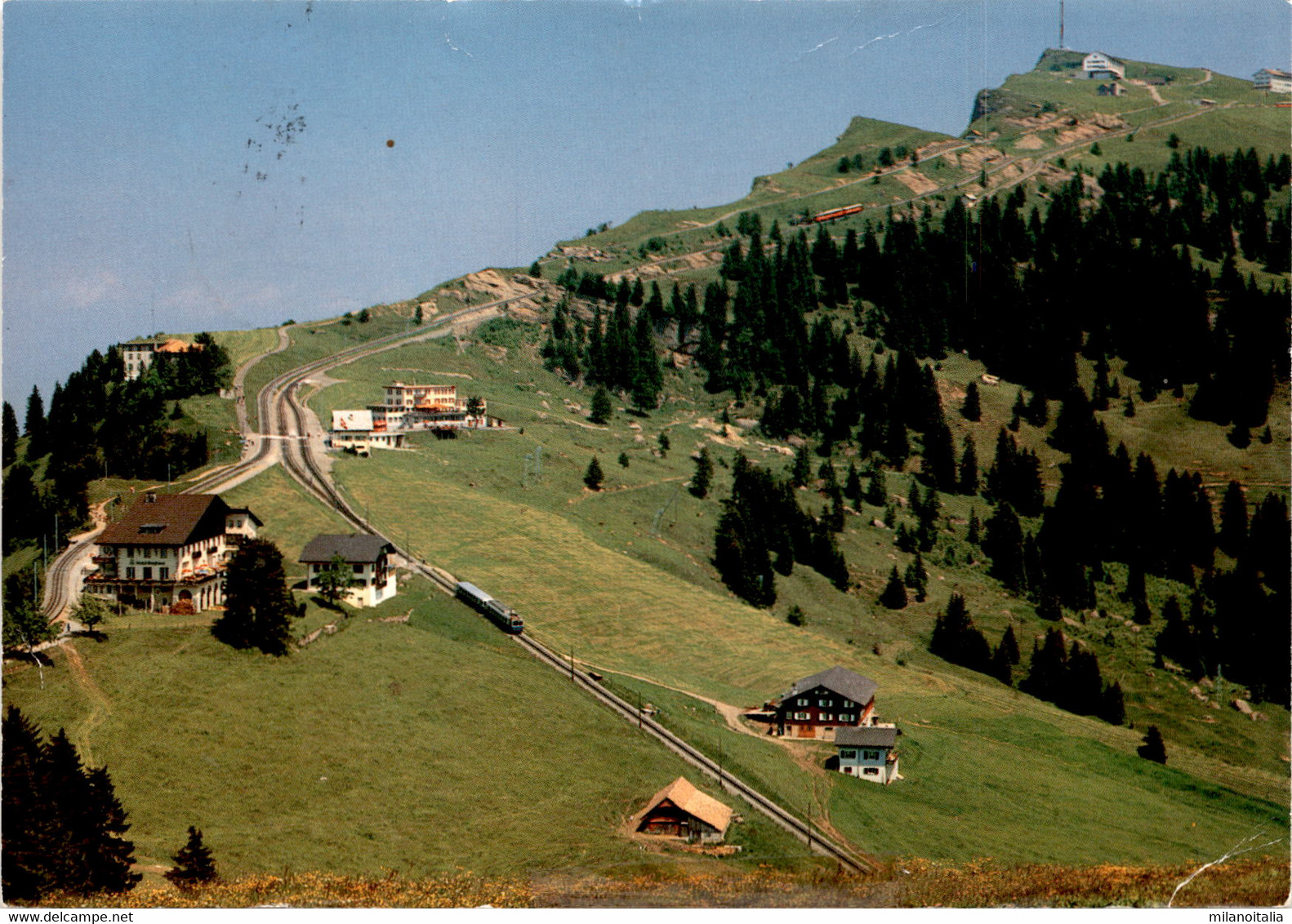 Rigi-Staffel Und Rigi-Kulm Mit Vitznau Und Arth-Rigi-Bahnen (4315) * 27. 8. 1983 - Arth