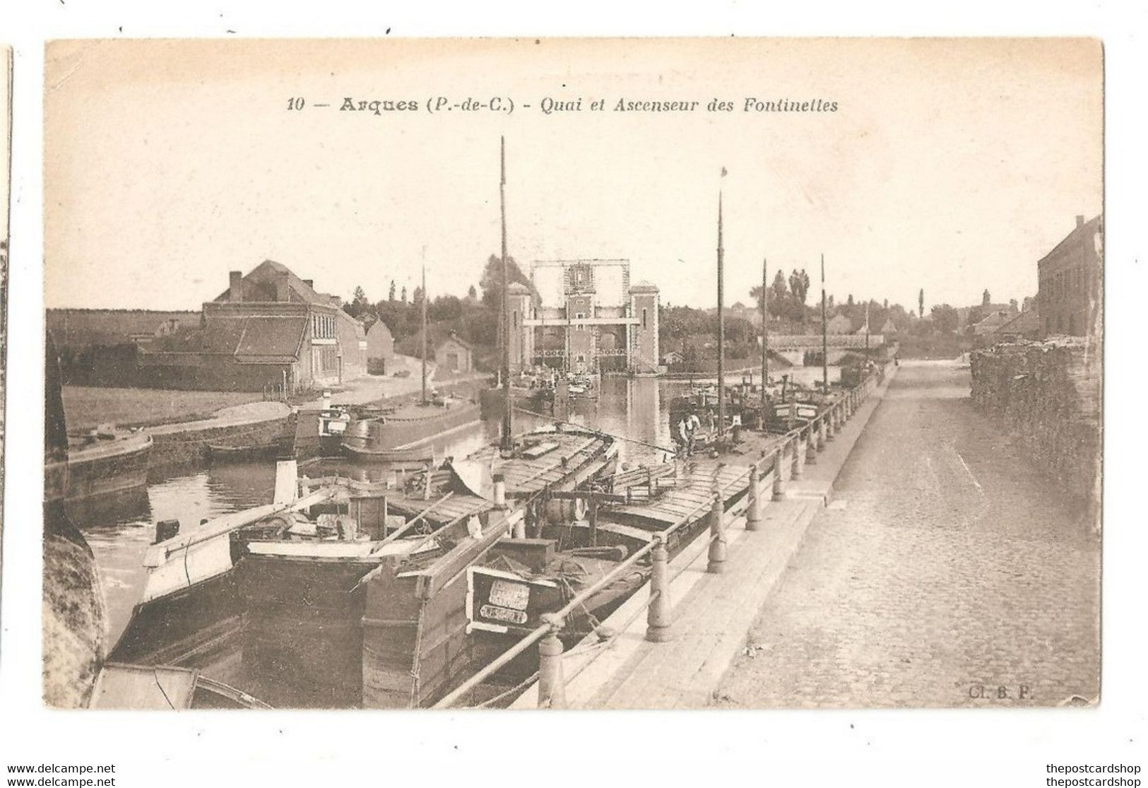 ARQUES - Quai Et Ascenseur Des Fontinettes (péniches ) Unused - Arques