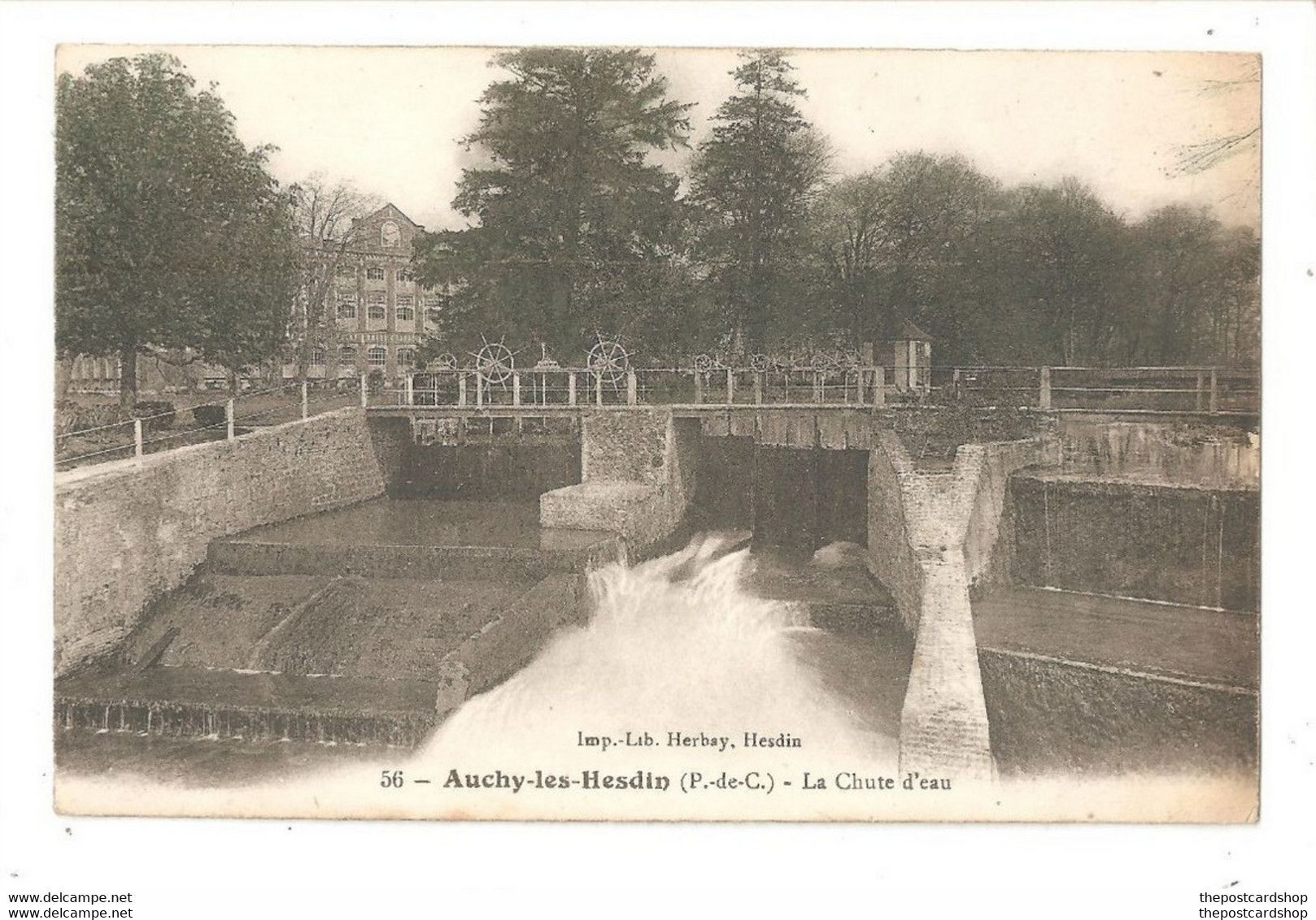 62 - AUCHY-LES-HESDIN - La Chute D'eau Unused - Aire Sur La Lys