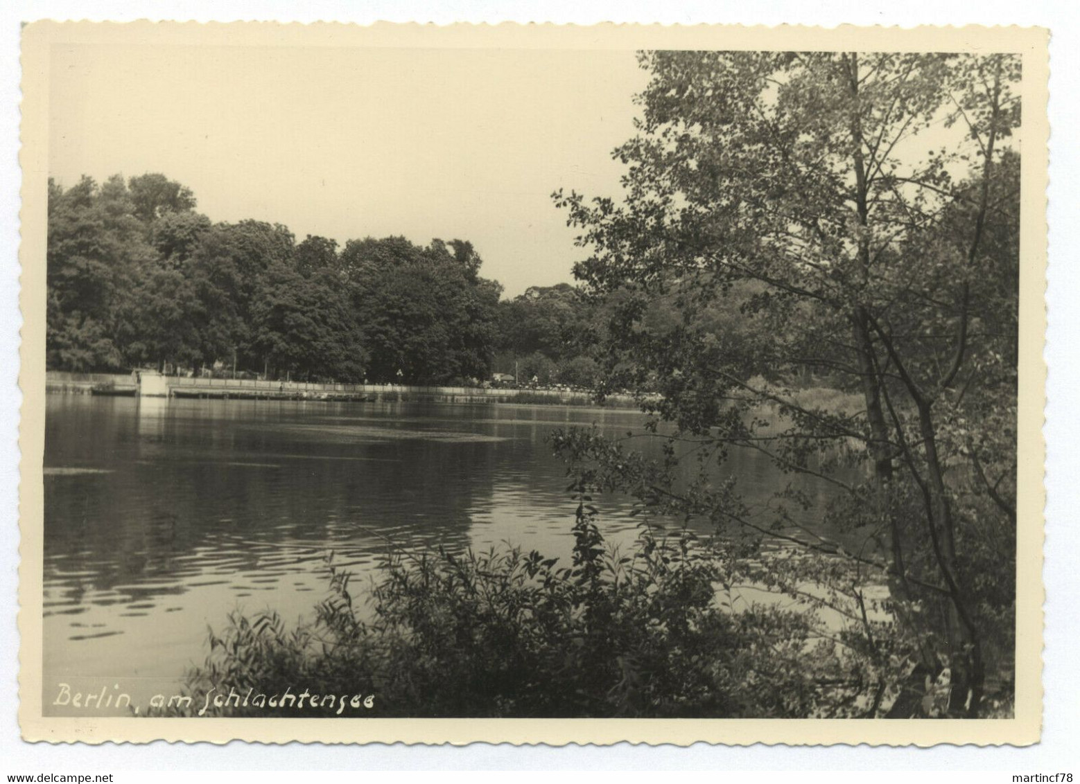 1000 Berlin Am Schlachtensee Foto-Handabzug - Steglitz