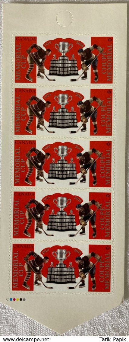 2017 Canada Mémorial Hockey Sur Glace  Permanent - Booklets Pages