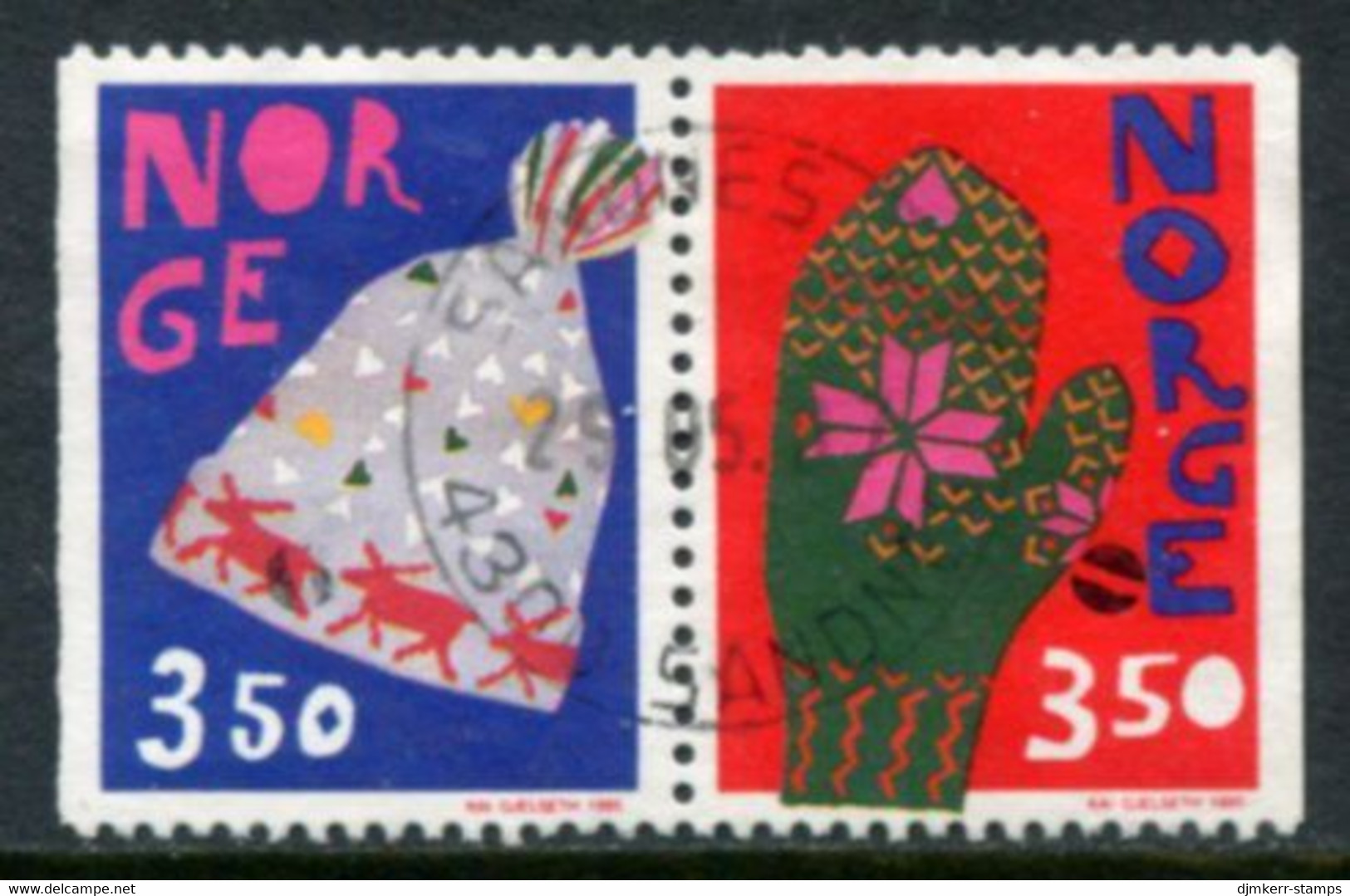 NORWAY 1995 Christmas Used.   Michel 1200-01 - Used Stamps