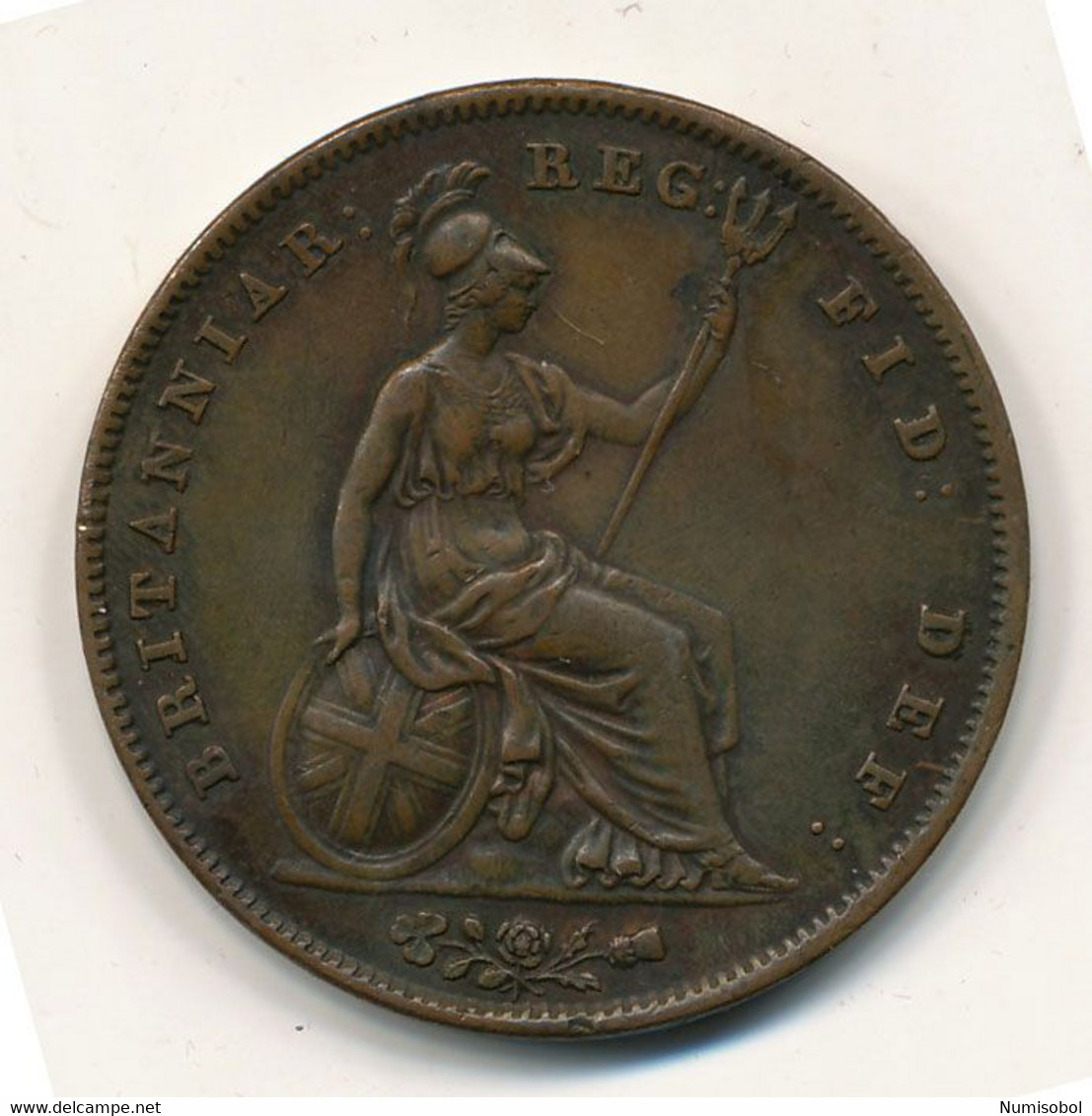 GREAT BRITAIN - 1 Penny 1844. (Victoria) High Quality. (GB021) - D. 1 Penny