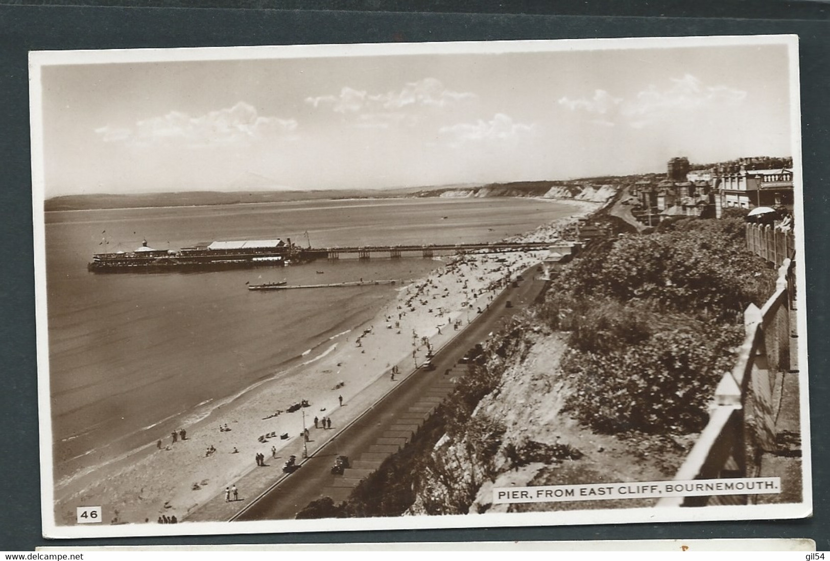 The Pier From East Cliff. Bournemouth.  - Odn 52 - Bournemouth (hasta 1972)