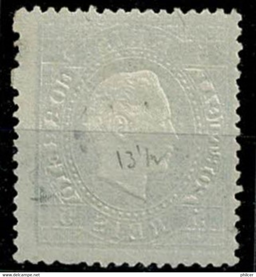 Portugal, 1870/6, # 36r Dent. 13 1/2, Tipo VII, MNG - Unused Stamps