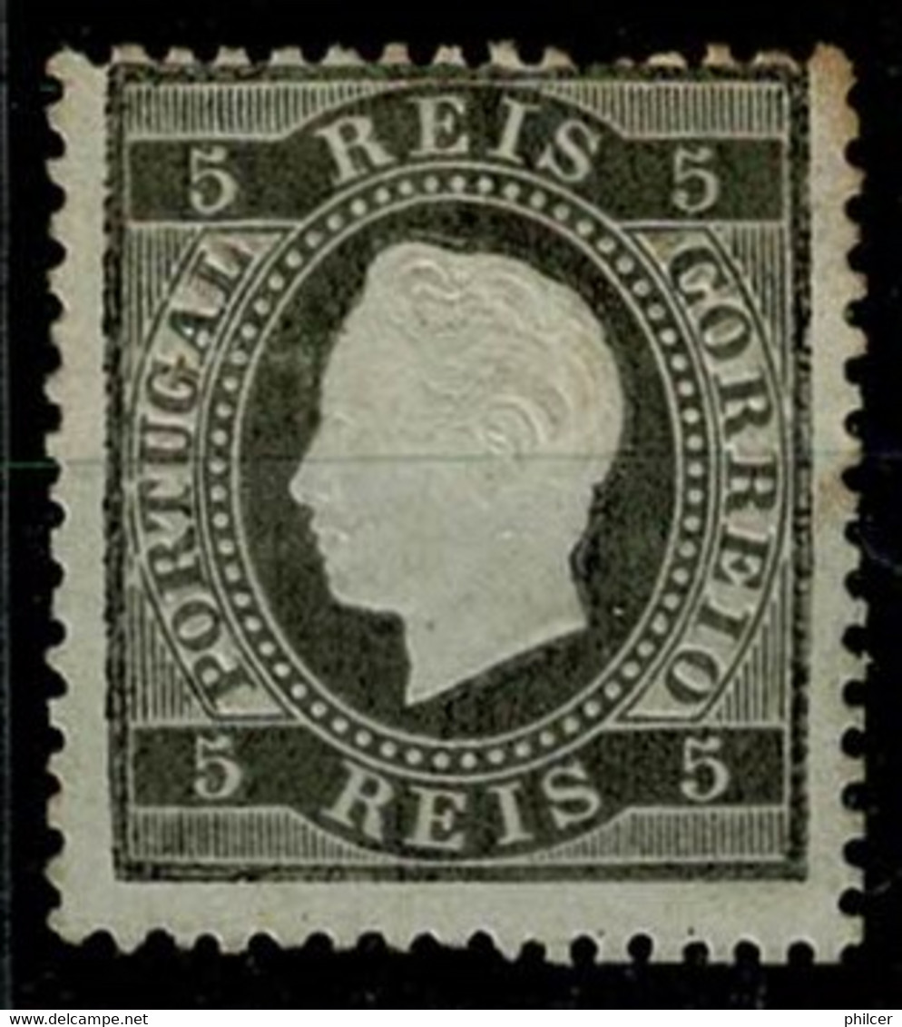 Portugal, 1870/6, # 36 Dent. 12 3/4, MNG - Unused Stamps