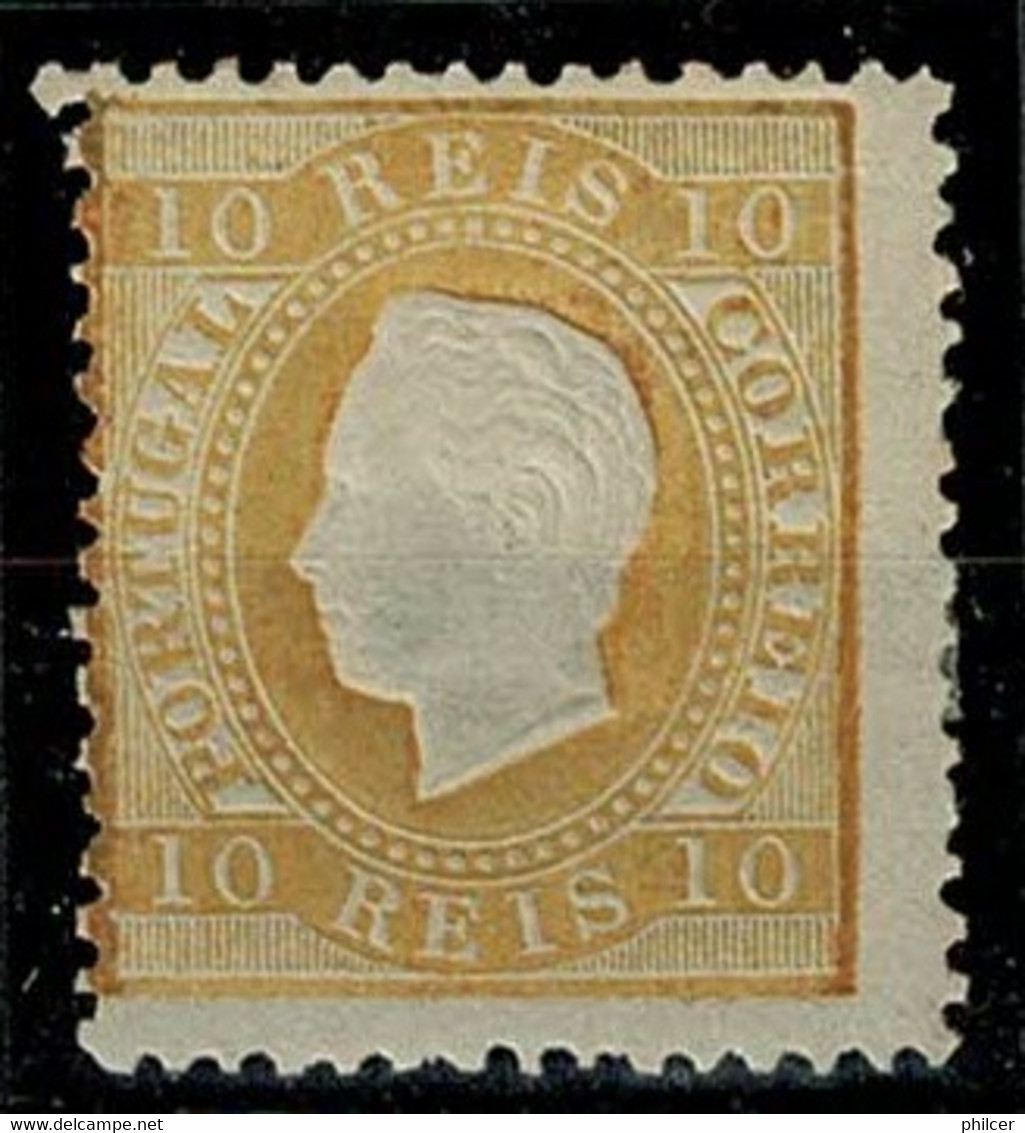 Portugal, 1870/6, # 37 Dent. 12 3/4, Tipo I, MH - Neufs