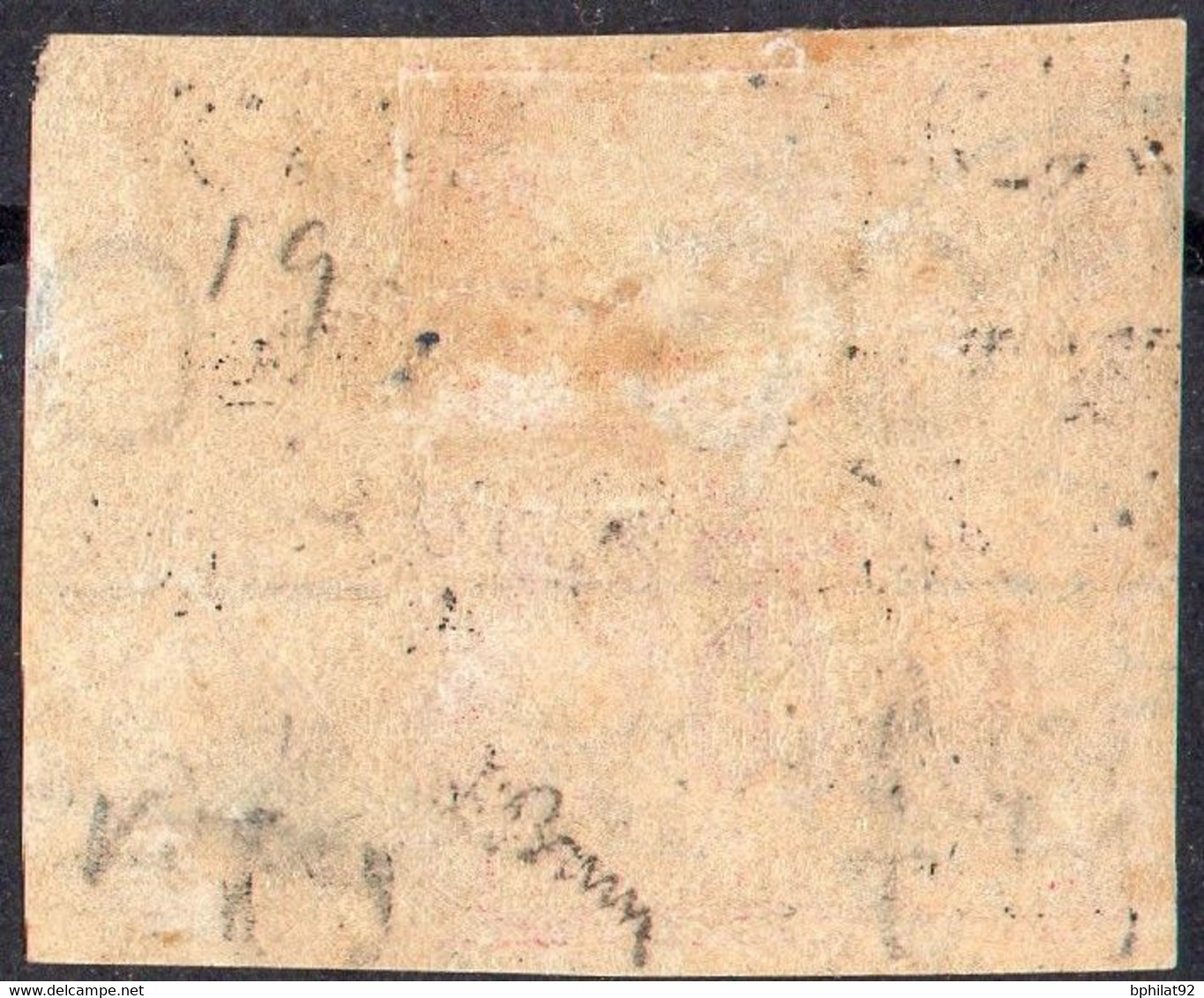 !!! ST PIERRE ET MIQUELON, N°10 BORD DE FEUILLE OBLITERE, SIGNE BRUN - Used Stamps