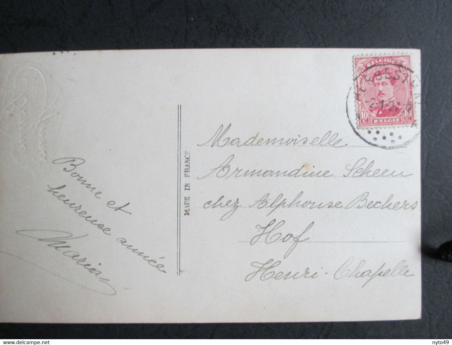 Nr  138 -  Op PK Uit Herbesthal Naar Heure-Chapelle - 1915-1920 Alberto I