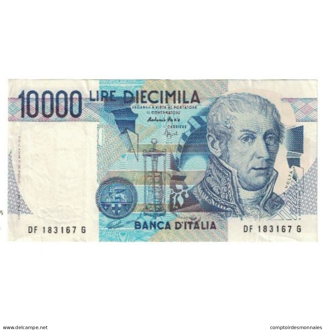 Billet, Italie, 10,000 Lire, 1984, 1984-09-03, KM:112a, SUP+ - 10000 Lire
