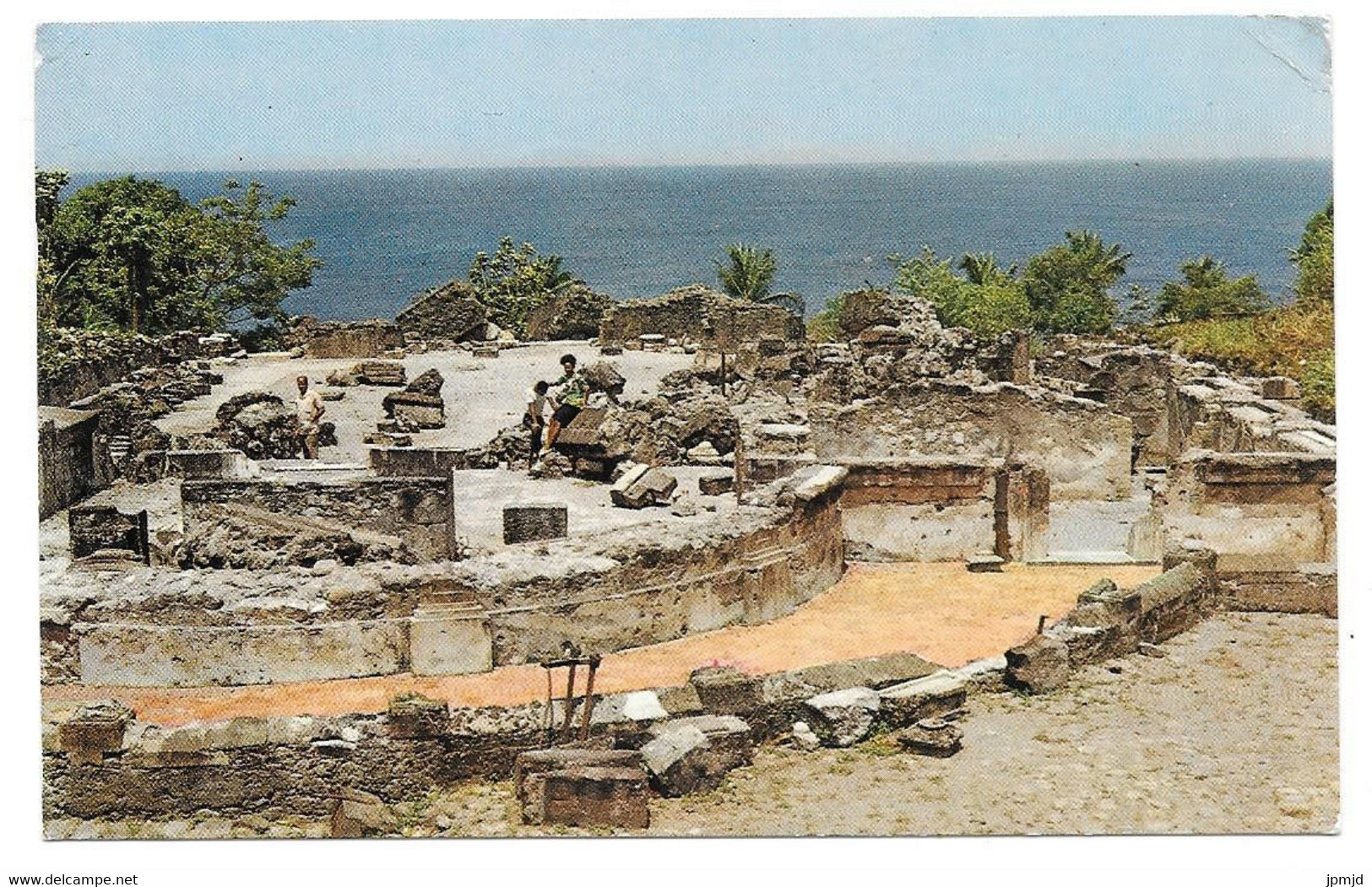 97 - MARTINIQUE - St  Pierre. Ruines De L'Eglise Du Fort - Photo Félix ROSE-ROSETTE N° 134 - 1969 - Le Marin