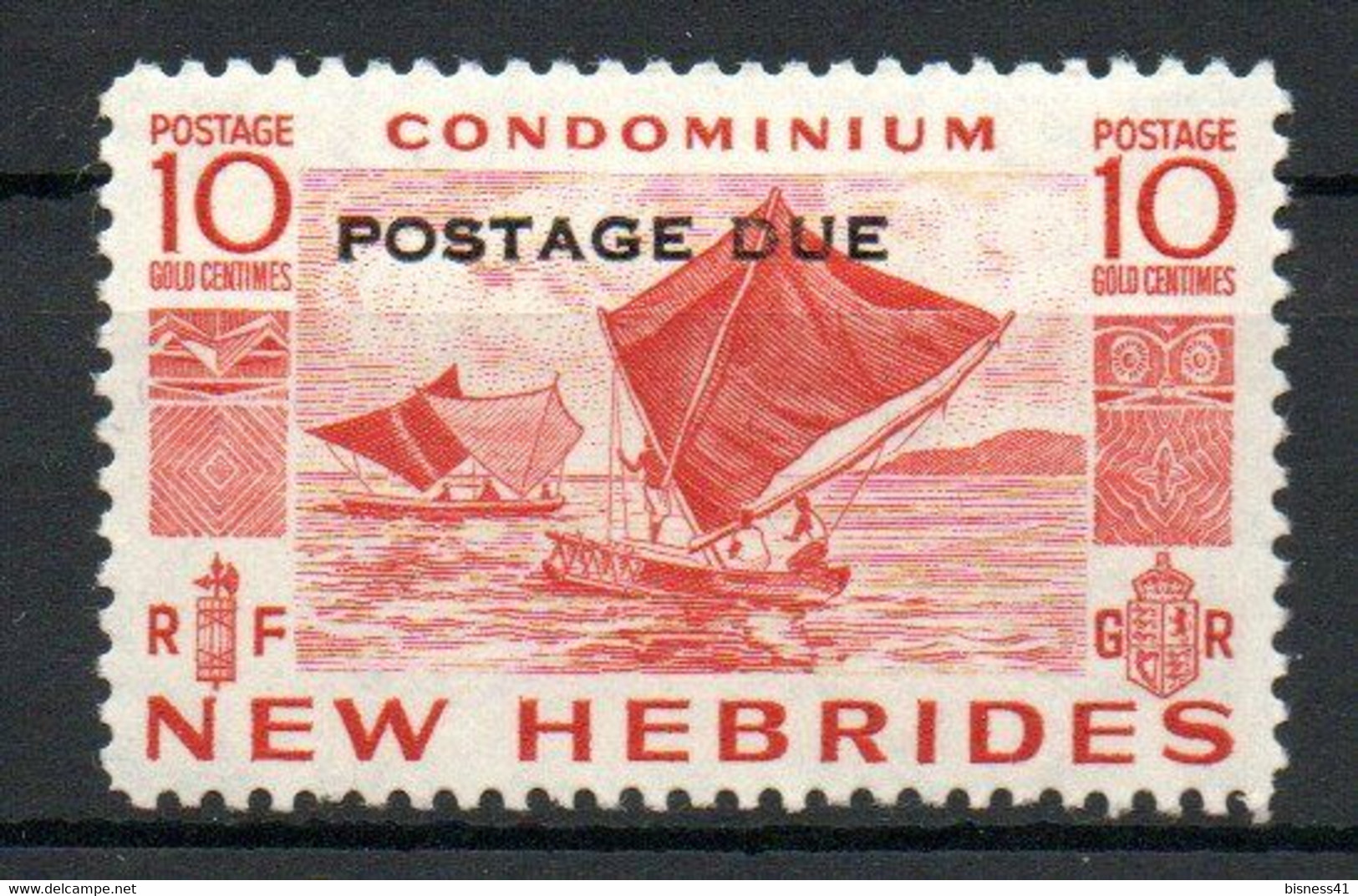 Col24 Colonies Nouvelles Hebrides Taxe N° 32 Neuf X MH Cote 3,50€ - Timbres-taxe