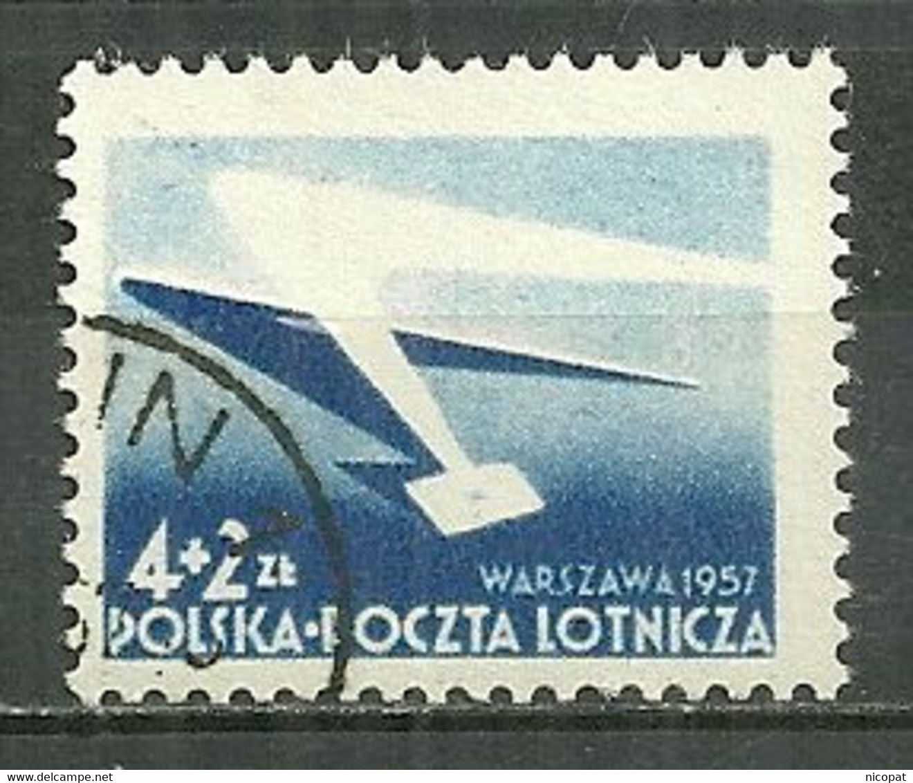 POLAND Oblitéré Poste Aérienne 40 Exposition Philatélique à Varsovie - Used Stamps