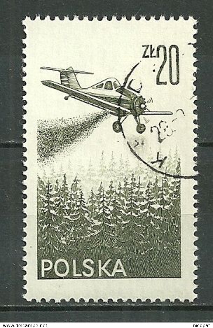 POLAND Oblitéré Poste Aérienne 57 Aéronautique Avion PZL - 1.6 - Used Stamps