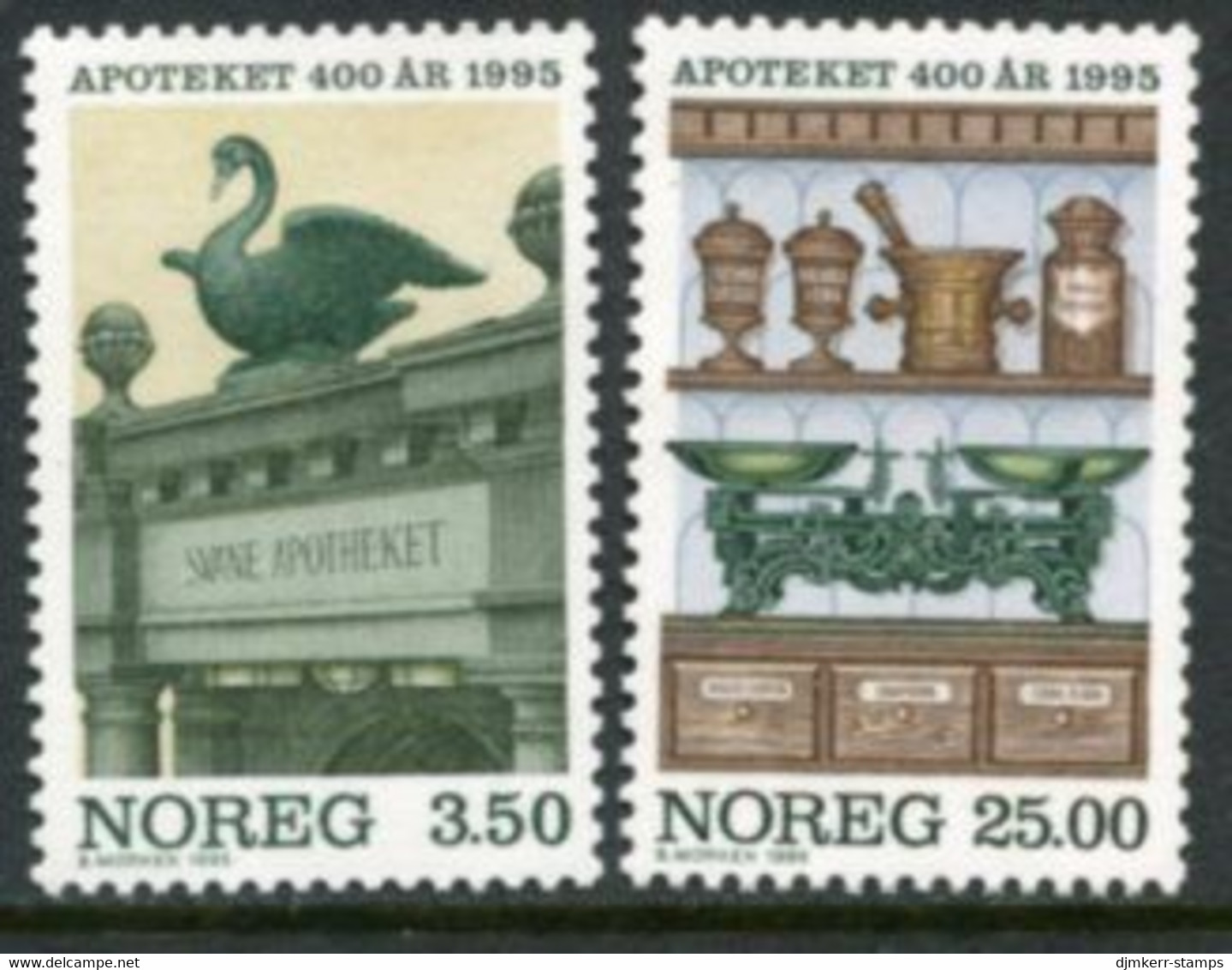 NORWAY 1995 Pharmacies In Norway MNH / **.   Michel 1172-73 - Ongebruikt