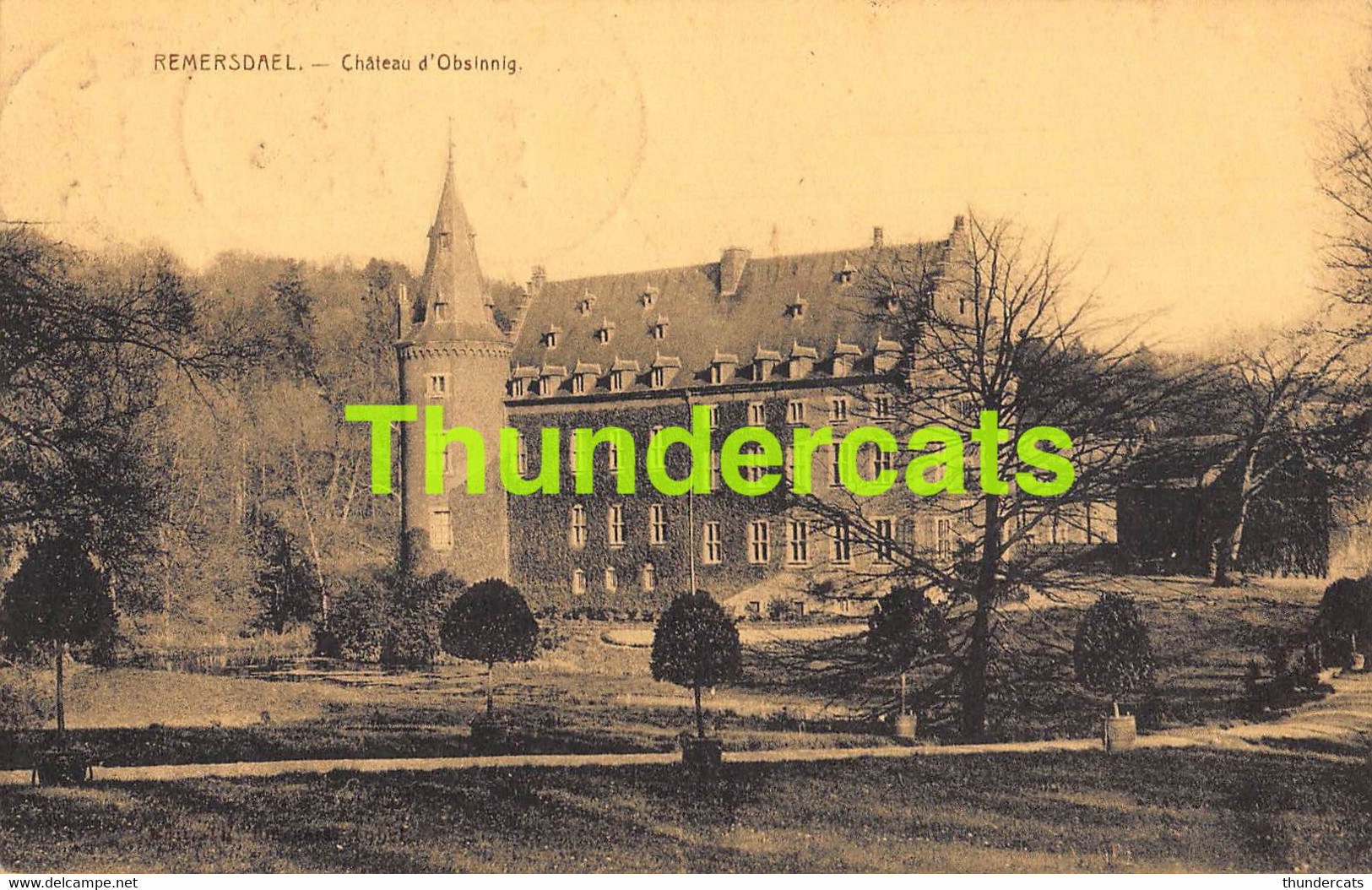 CPA REMERSDAEL CHATEAU D'OBSINNIG - Fourons - Voeren