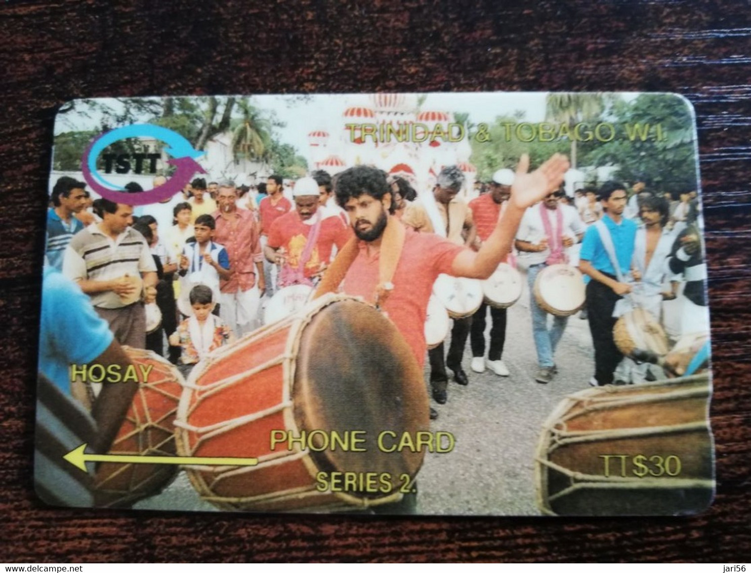 TRINIDAD & TOBAGO  GPT CARD    $30,-  5CCTC  HOSAY       Fine Used Card        ** 8862** - Trinidad En Tobago