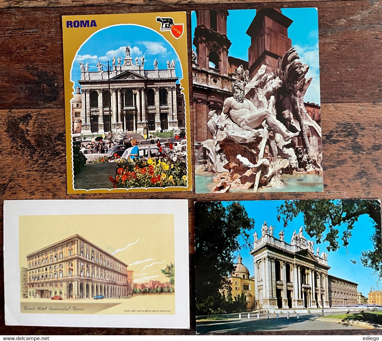 8 X ROMA - Cartes Anciennes - Fontana Del Bernini - Basilica St. Giovanni - Fontana Di Trevi - Altare Della Patrie. Etc - Sammlungen & Lose