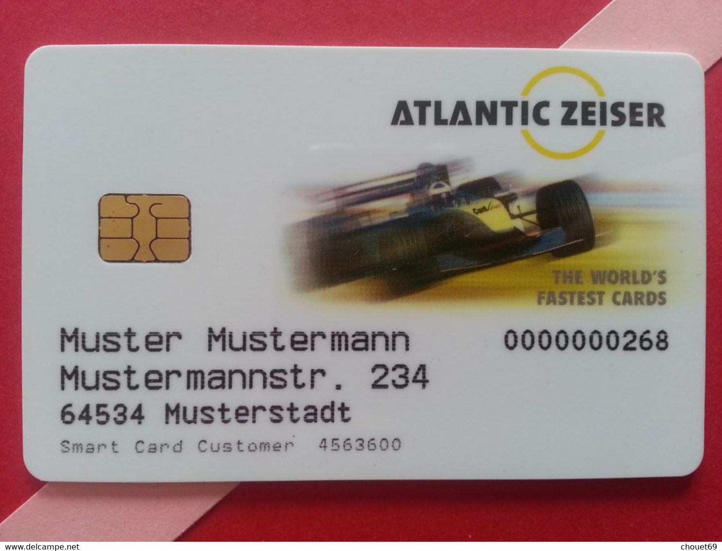 TEST CARD Atlantic Zeiser Muster Mustermann Demo Card Whit Numbers (BA0415 - Herkunft Unbekannt