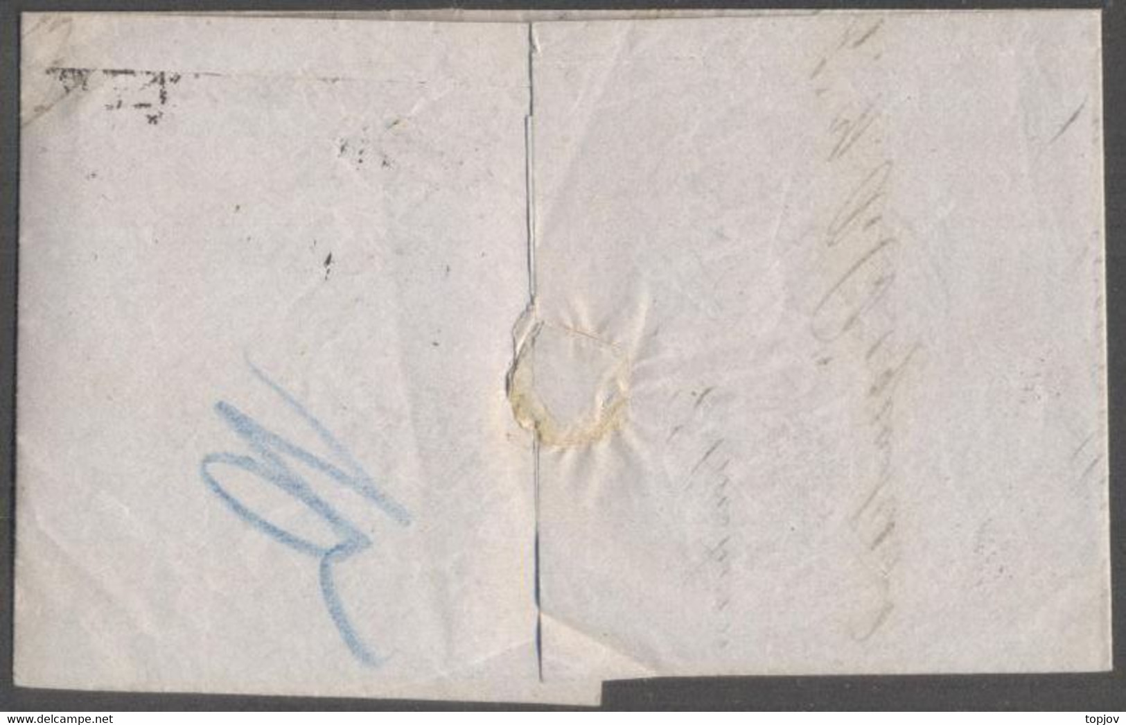 DENMARK - 4 S. ELMSHORN To AHRENSBURG GERMANY  Complet. Letter - 1859 - Storia Postale