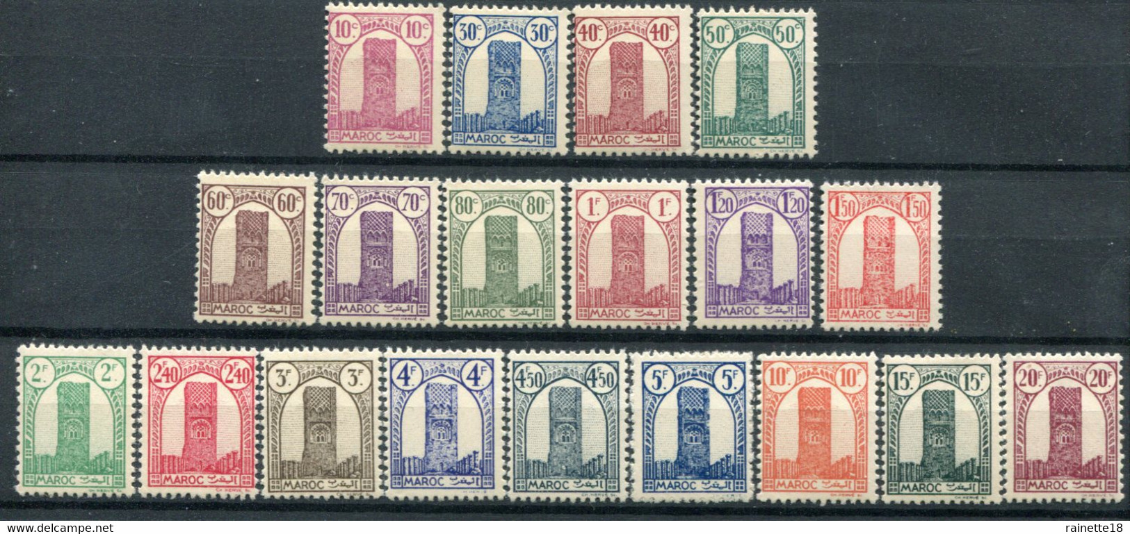 Maroc          204/222 **        (19 Valleurs) - Unused Stamps