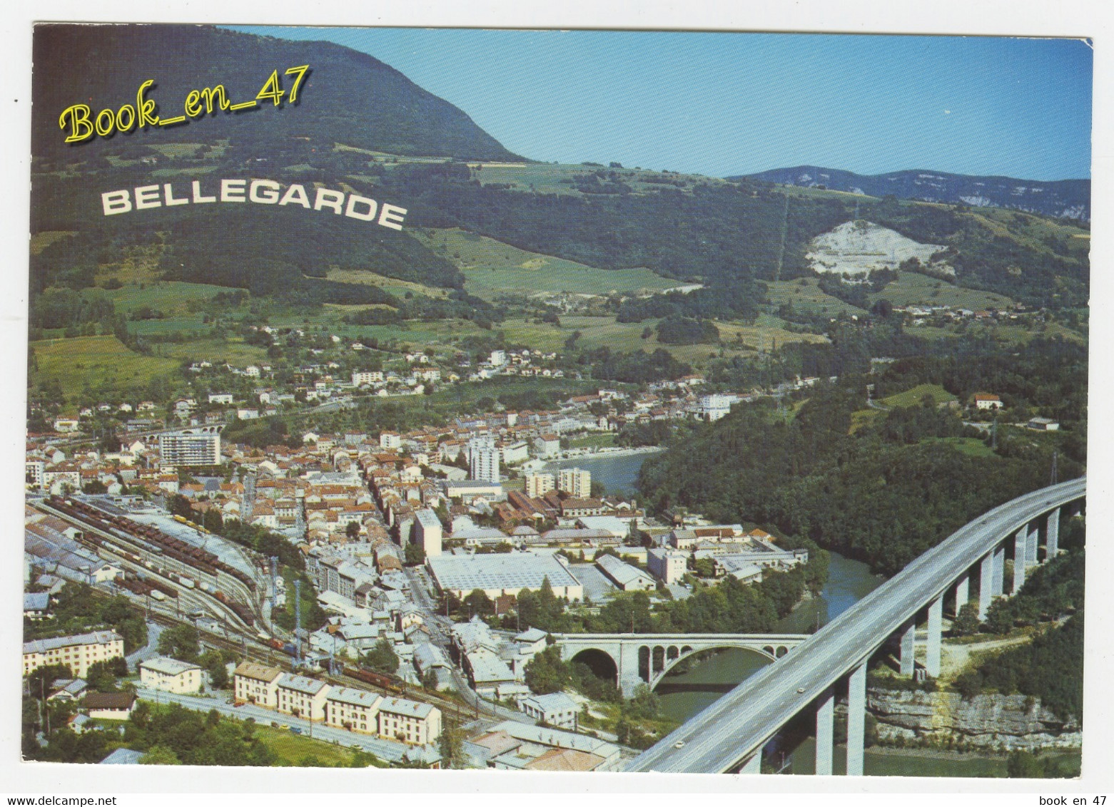 {88446} 01 Ain Bellegarde ; Vue Générale , Pont, Viaduc , Voie Ferrée - Bellegarde-sur-Valserine