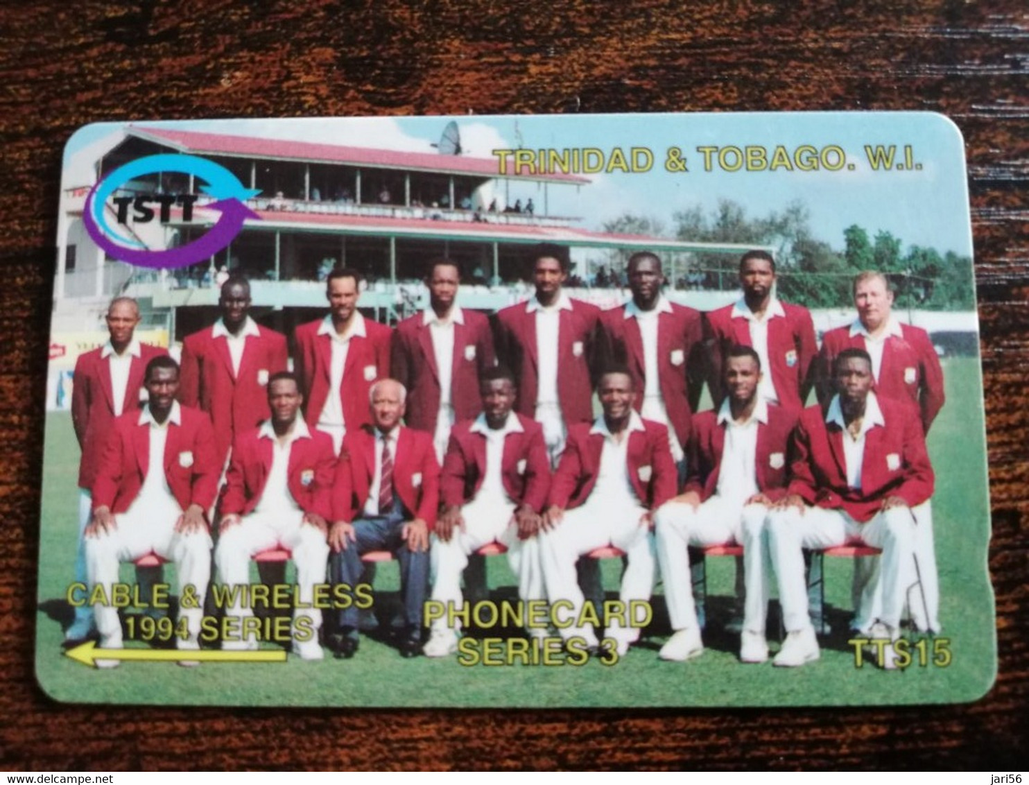 TRINIDAD & TOBAGO  GPT CARD    $15,-  8CCTC  CABLE & WIRELESS 1994 SERIES          Fine Used Card        ** 8871** - Trinidad & Tobago