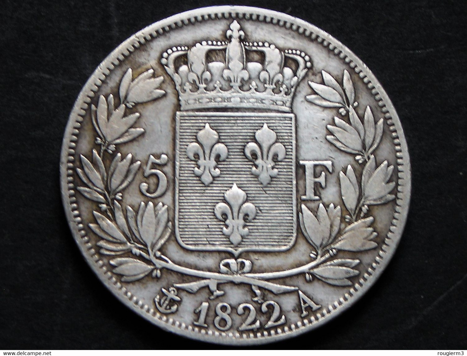 SUPERBE Pièce ARGENT De 5 F LOUIS XVIII De 1822 A - Other & Unclassified