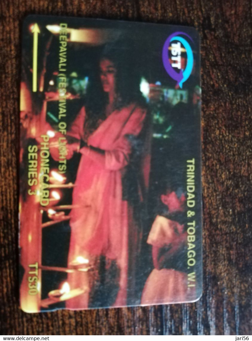 TRINIDAD & TOBAGO  GPT CARD    $30,-  11CCTA  DEEPAVALI FESTIVAL           Fine Used Card        ** 8874** - Trinidad & Tobago