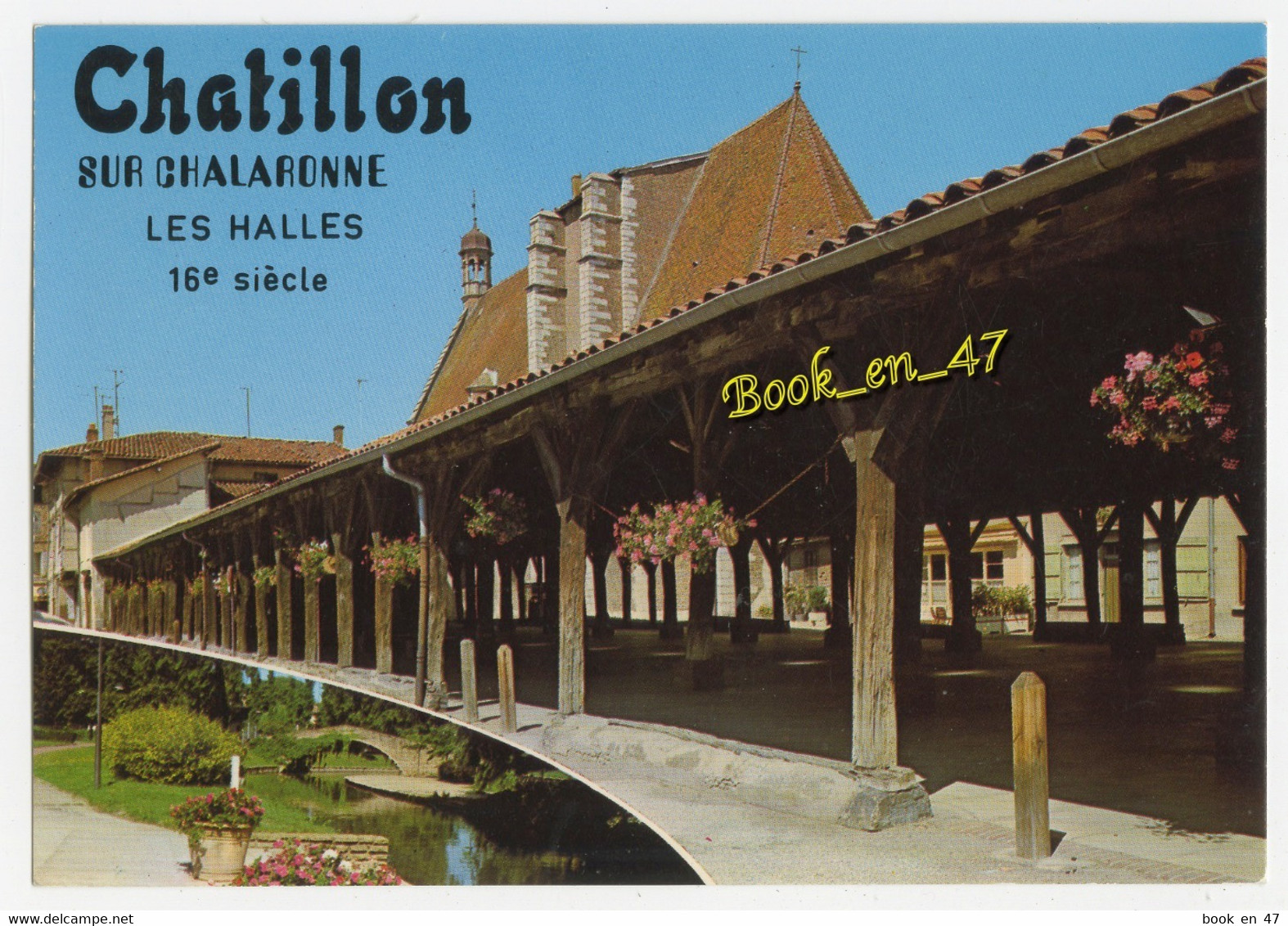 {88458} 01 Ain Châtillon Sur Chalaronne , Multivues ; Les Halles - Châtillon-sur-Chalaronne