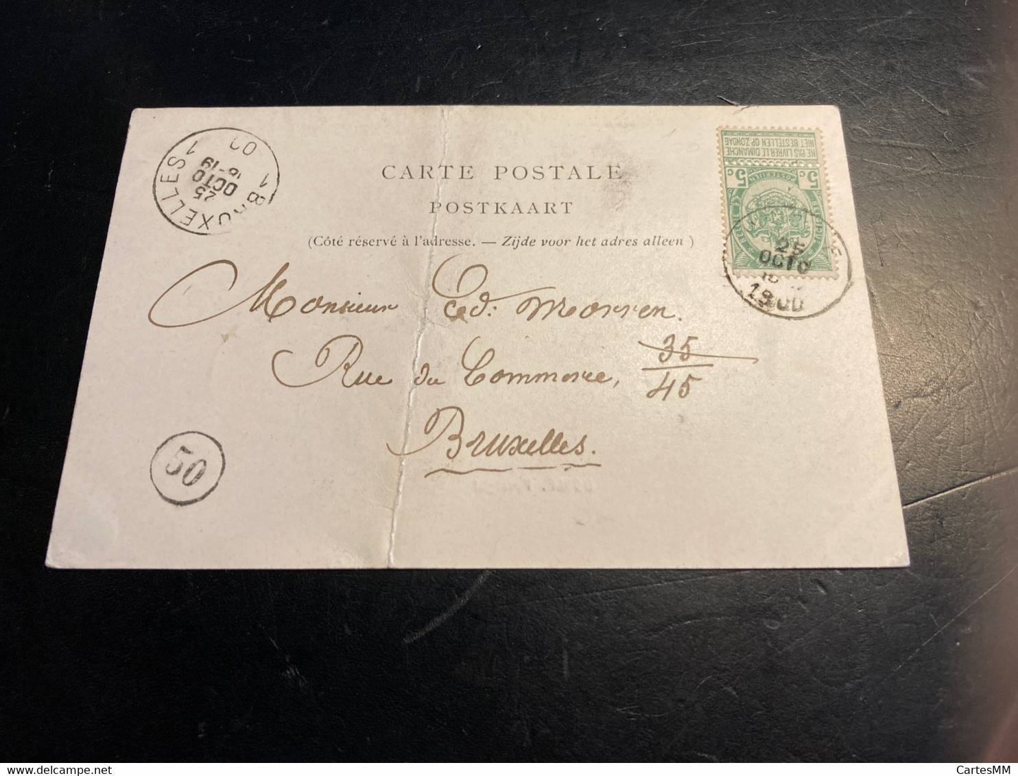 Uccle Ukkel Vossegat 1900 Cachet 50 - Uccle - Ukkel