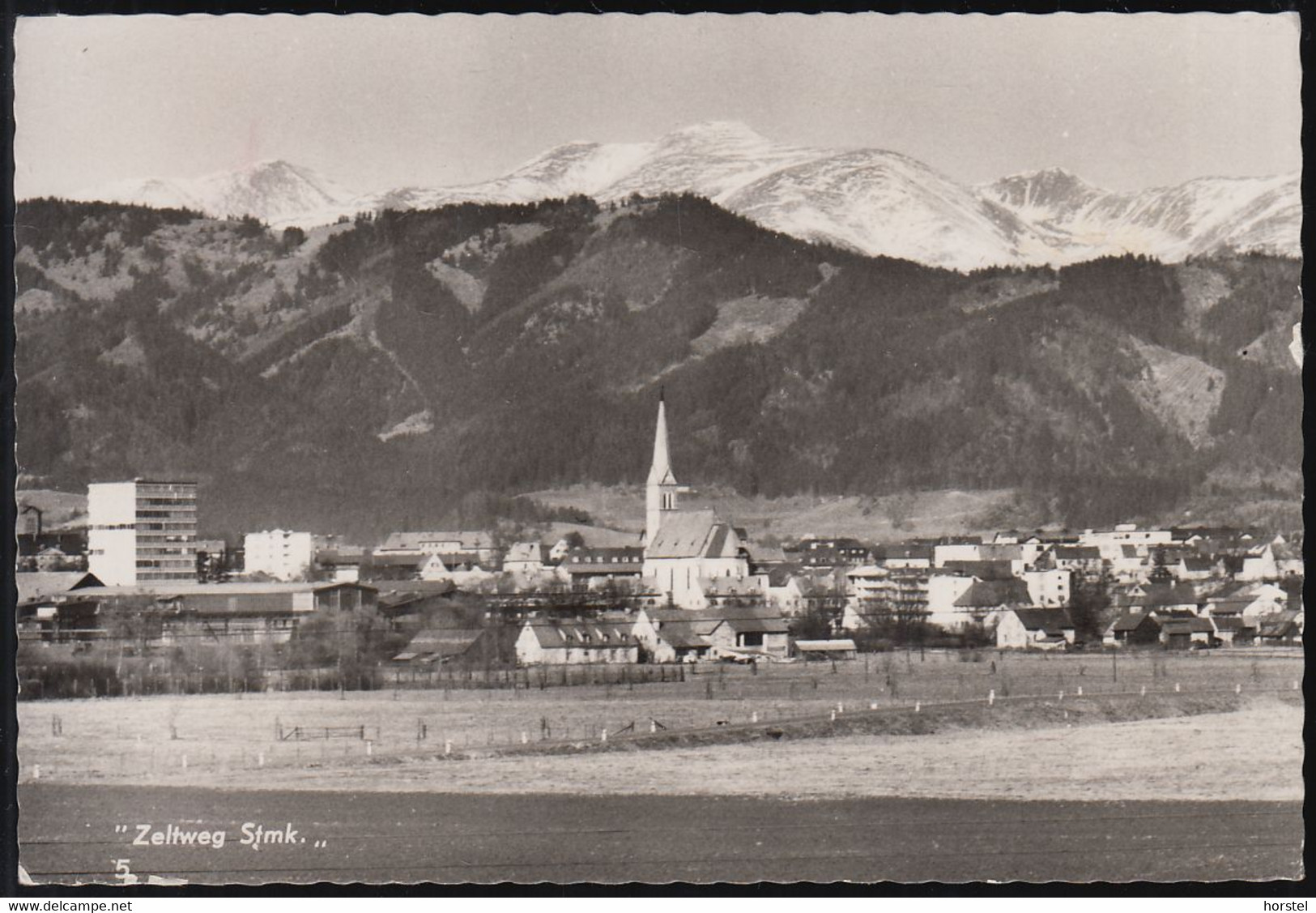 Austria - 8740 Zeltweg - Alte Ortsansicht Mit Kirche - Nice Stamp - Zeltweg