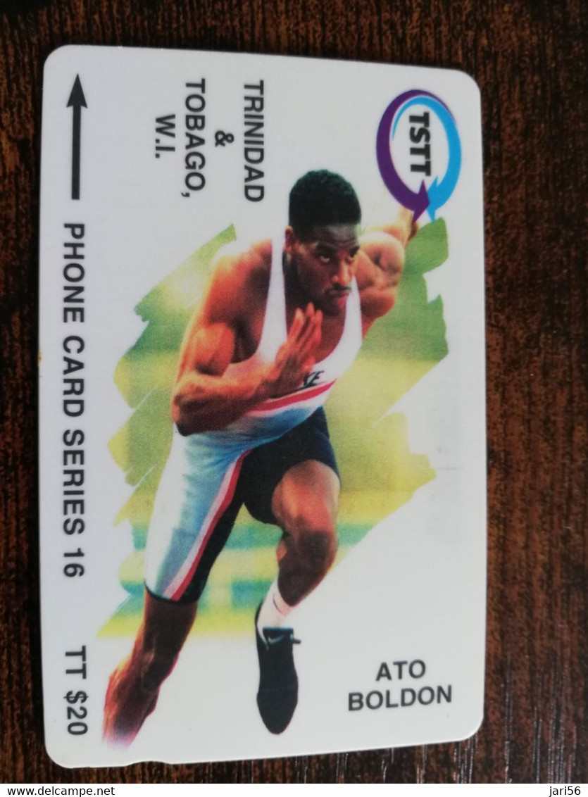 TRINIDAD & TOBAGO  GPT CARD    $20,-  179CCTB   ATO BOLDON/ATLETIC             Fine Used Card        ** 8899** - Trinité & Tobago