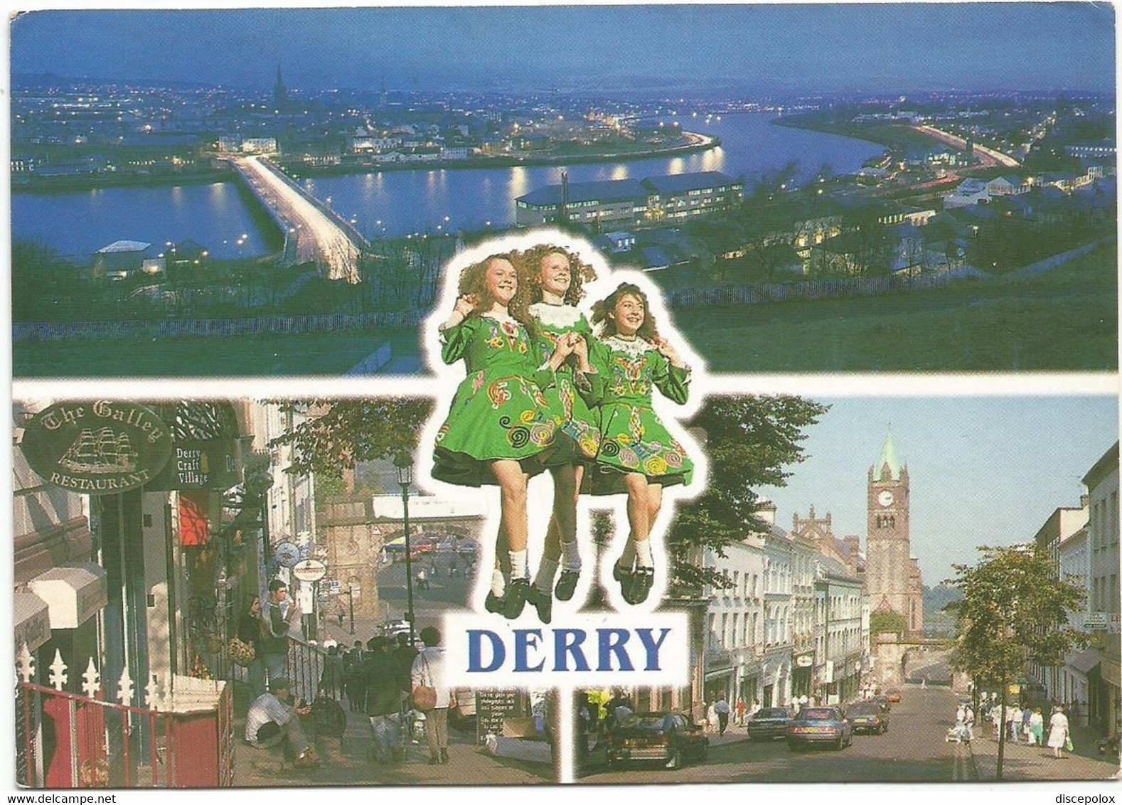 AB1504 Derry - Multiviews - Auto Cars Voitures / Viaggiata 1997 - Londonderry