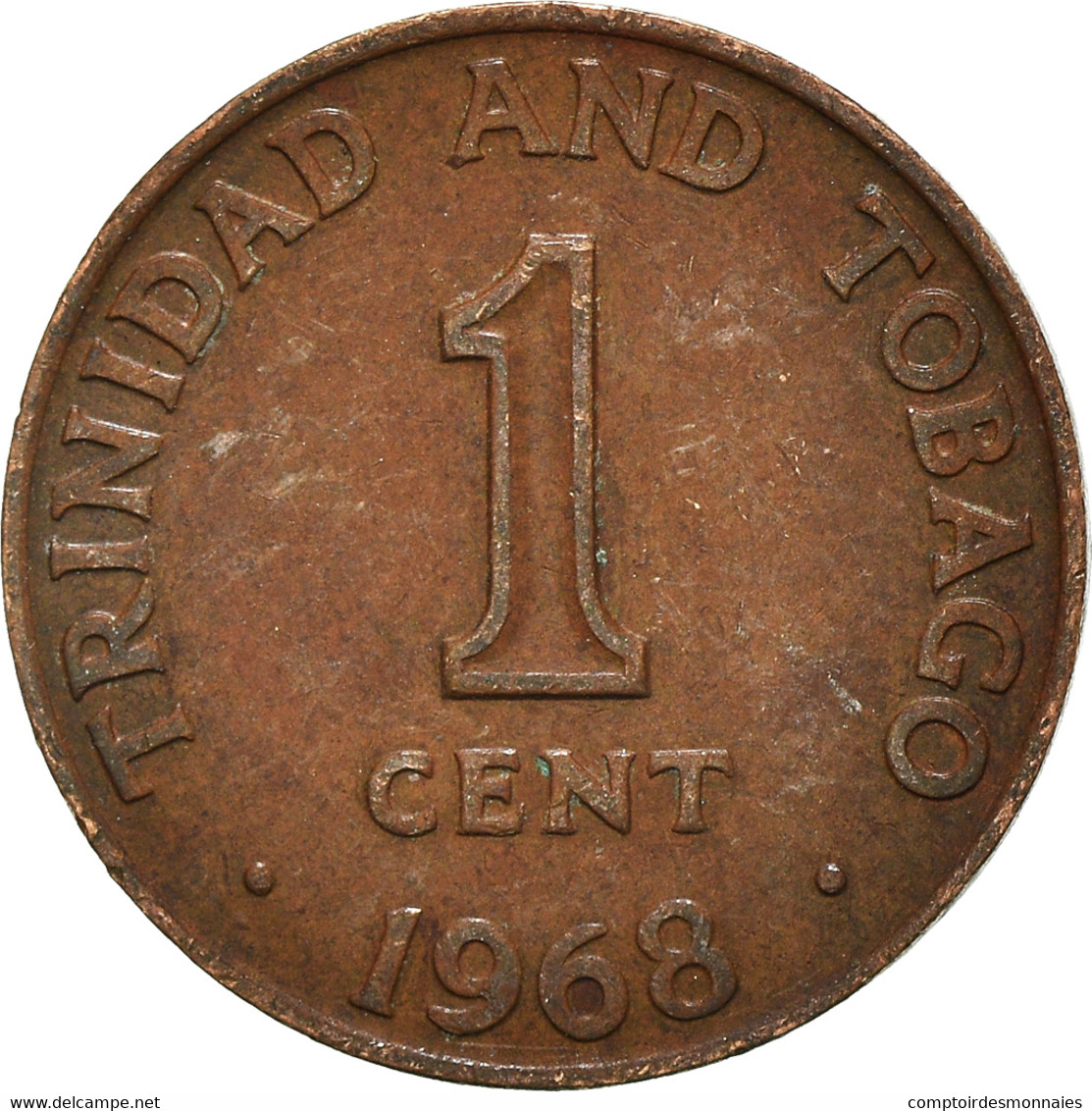 Monnaie, Trinité-et-Tobago, Cent, 1968 - Trinidad Y Tobago