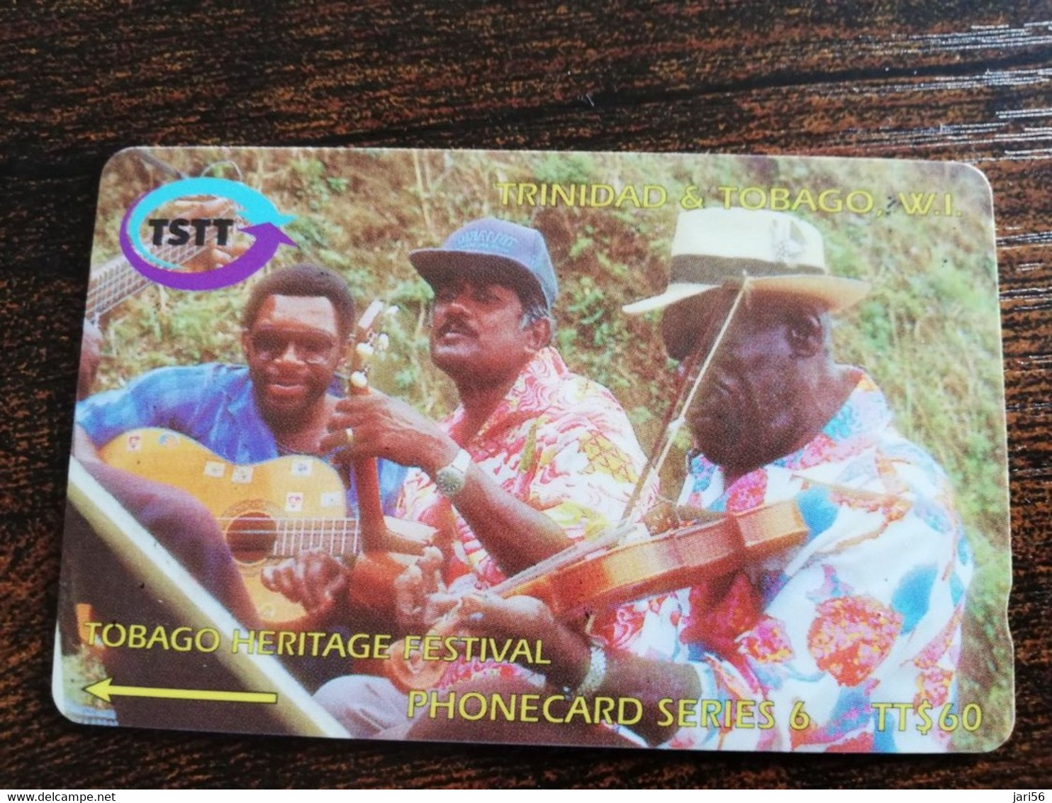 TRINIDAD & TOBAGO  GPT CARD    $60,-  180CCTA   TOBAGO HERITAGE FESTIVAL             Fine Used Card        ** 8900** - Trinité & Tobago