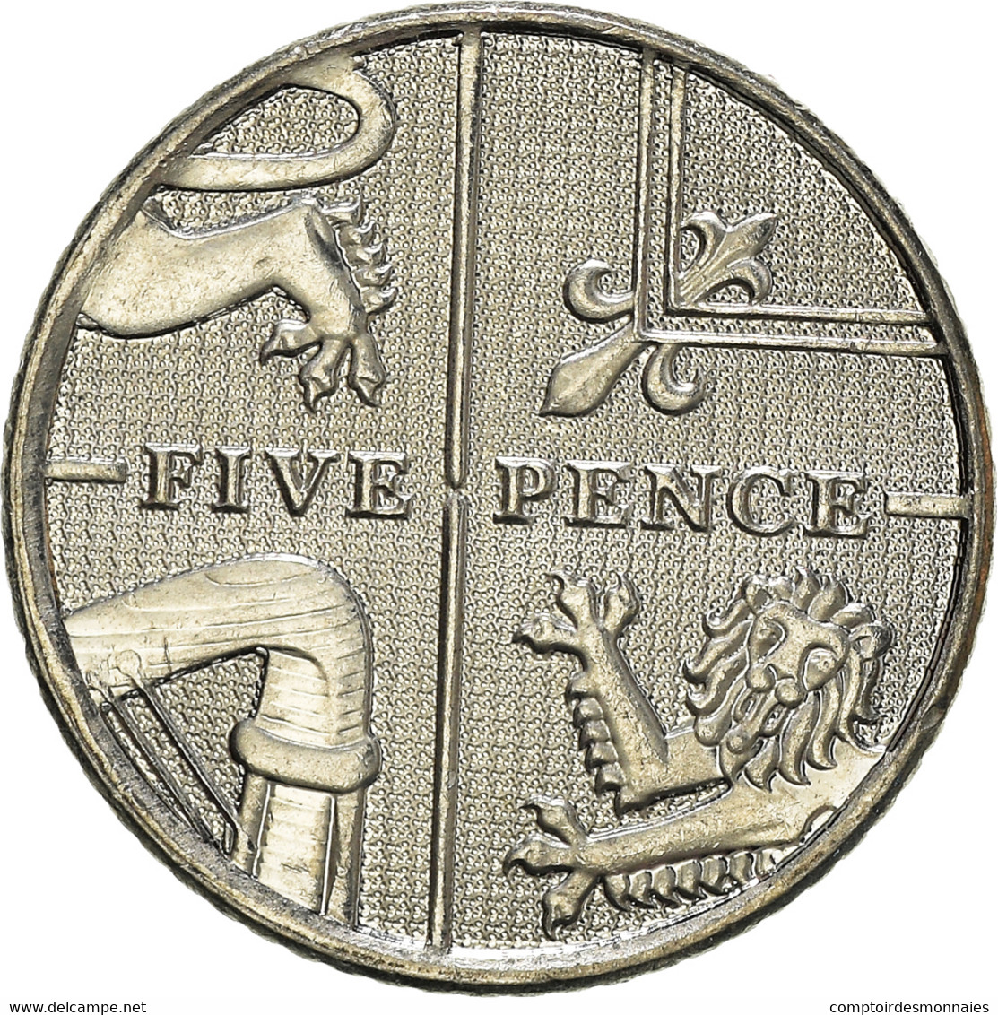 Monnaie, Grande-Bretagne, 5 Pence, 2012 - 5 Pence & 5 New Pence