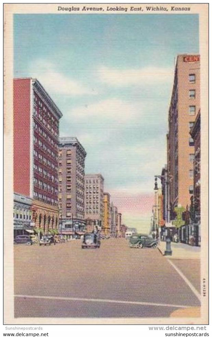 Kansas Wichita Douglas Avenue Looking East - Wichita