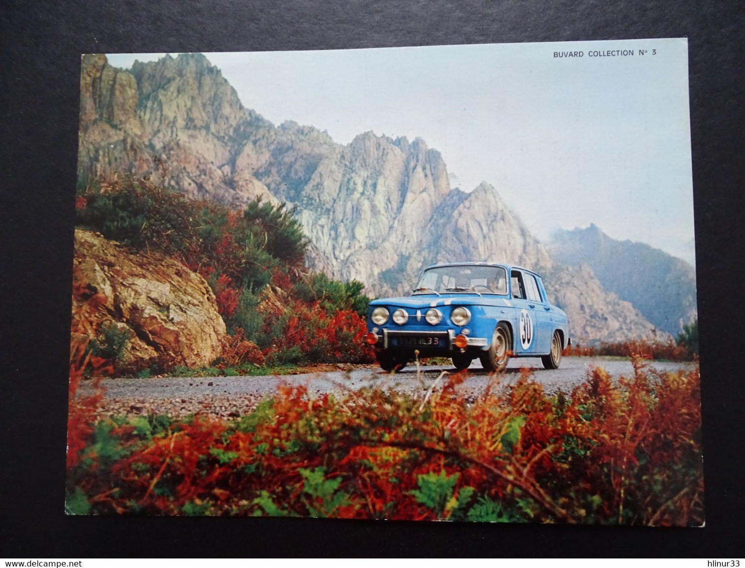 REN-B01 - Buvard – Renault R8 Gordini Collection N°3 – 21x16 - TBE - Voir Scans - Automotive