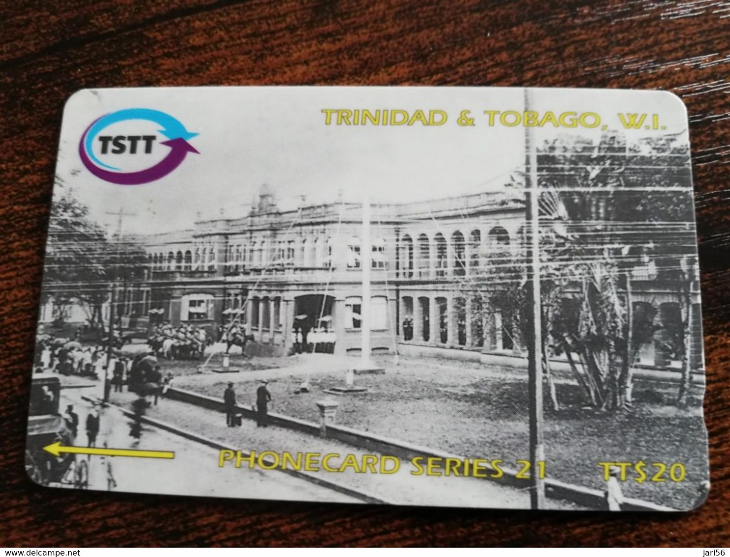 TRINIDAD & TOBAGO  GPT CARD    $20,-  249CCTC    THE RED HOUSE AT PORT OF SPA            Fine Used Card        ** 8910** - Trinidad & Tobago