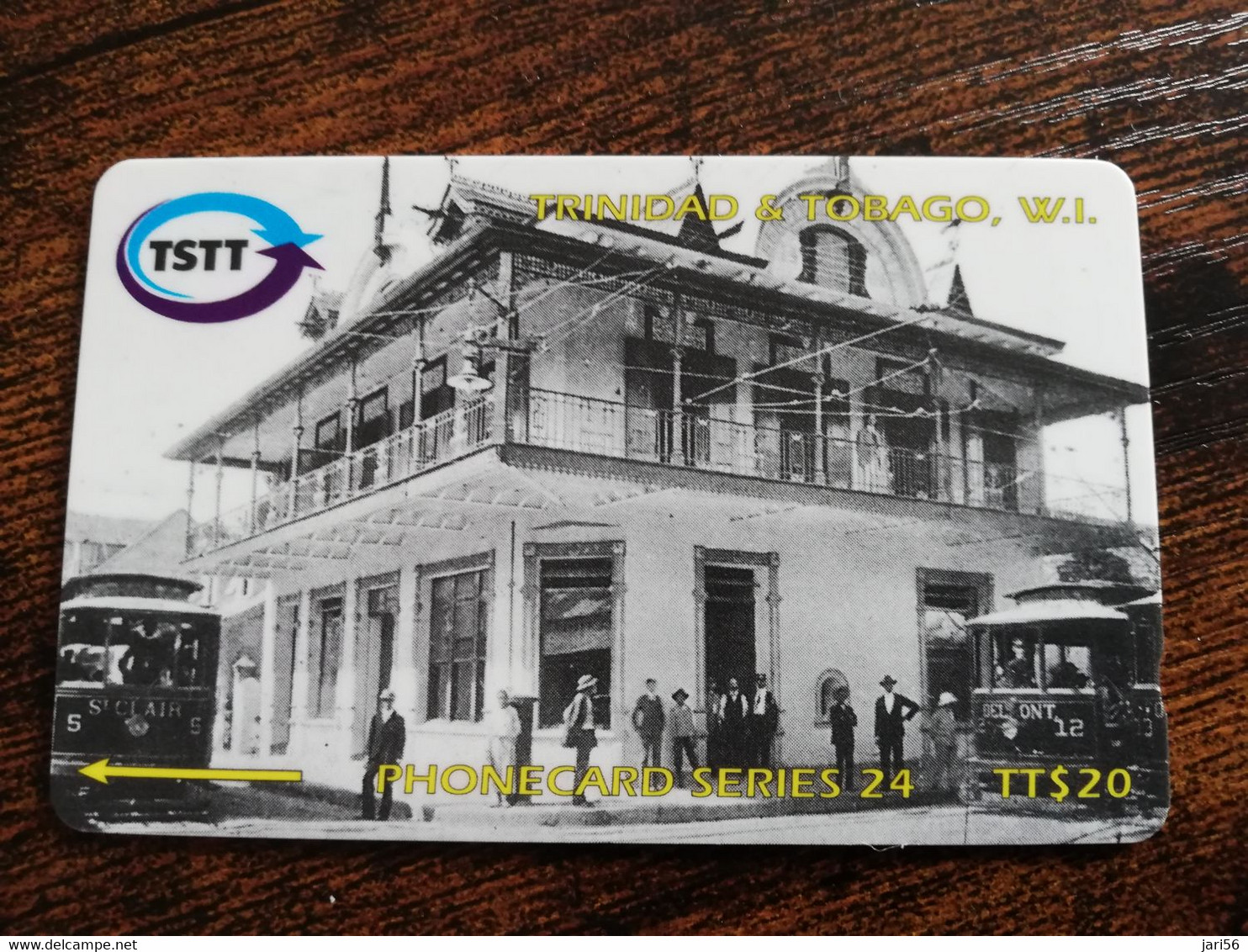 TRINIDAD & TOBAGO  GPT CARD    $20,-  279CCTA    THE TRANSFER STATION 1905              Fine Used Card        ** 8914** - Trinidad En Tobago