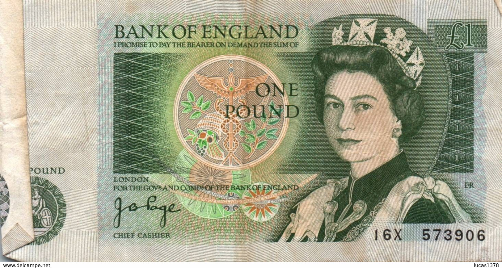 UNITED KINGDOM - BANK Of ENGLAND - 8 BILLETS 1 Pound - Elizabeth II - 1 Pond