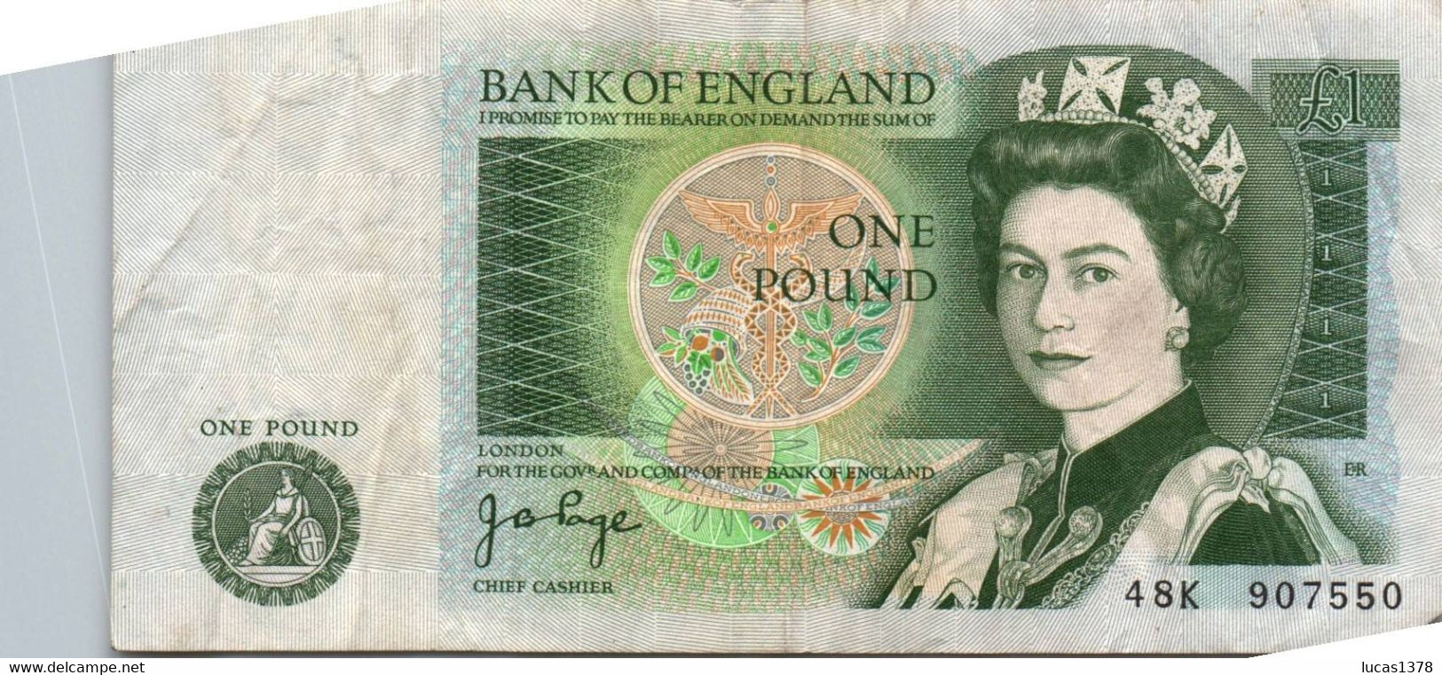 UNITED KINGDOM - BANK of ENGLAND - 8 BILLETS 1 Pound - Elizabeth II