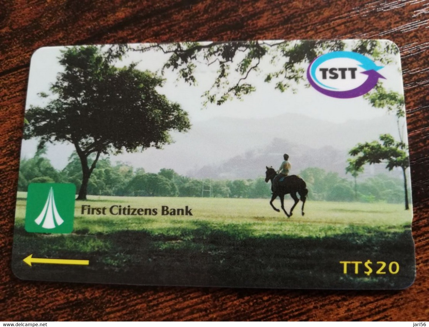 TRINIDAD & TOBAGO  GPT CARD    $20,-  319CTTA    FIRST CITIZENS BANK              Fine Used Card        ** 8916** - Trinidad & Tobago